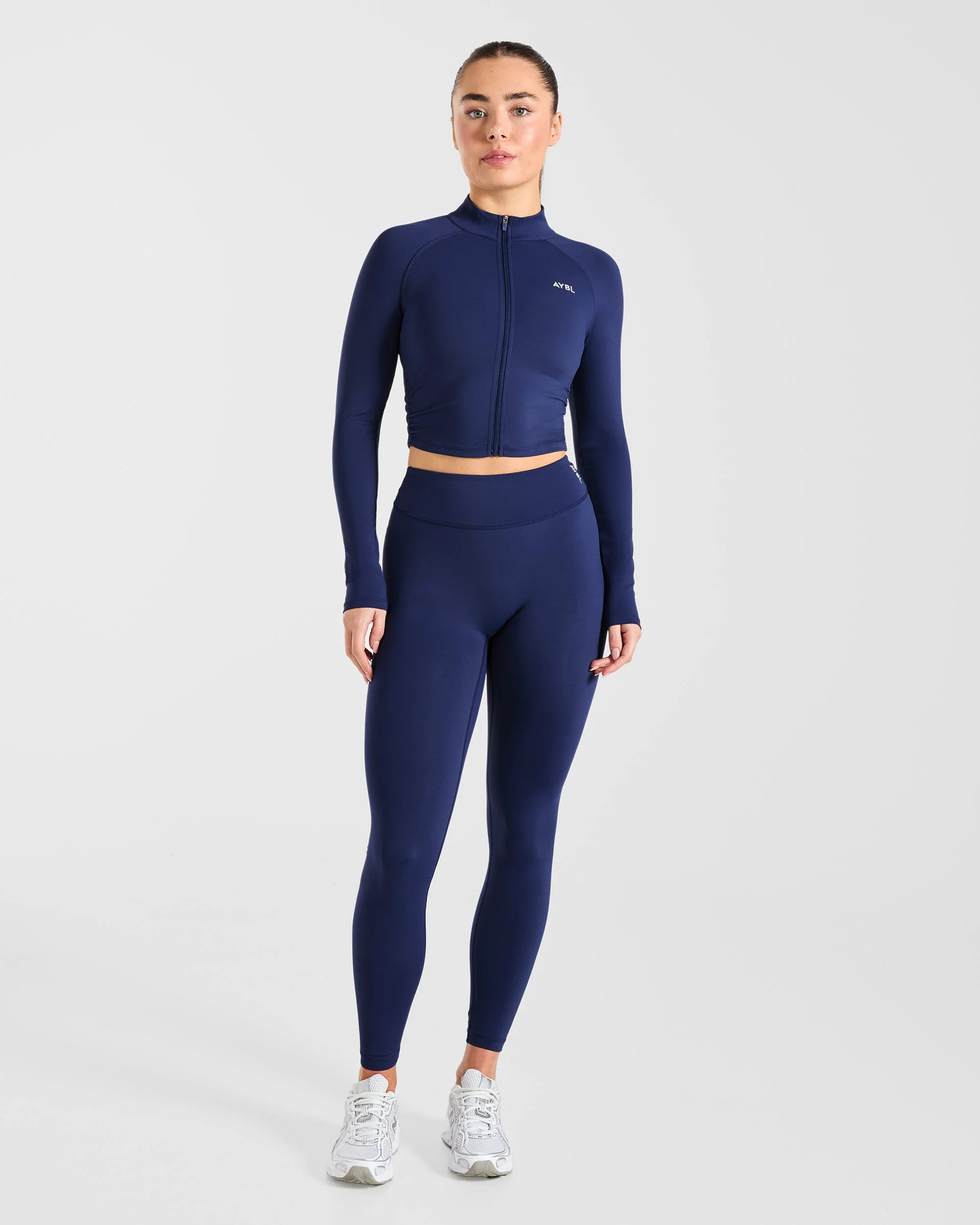 Physique Zip Up Jacket - Midnight Navy - Image 3