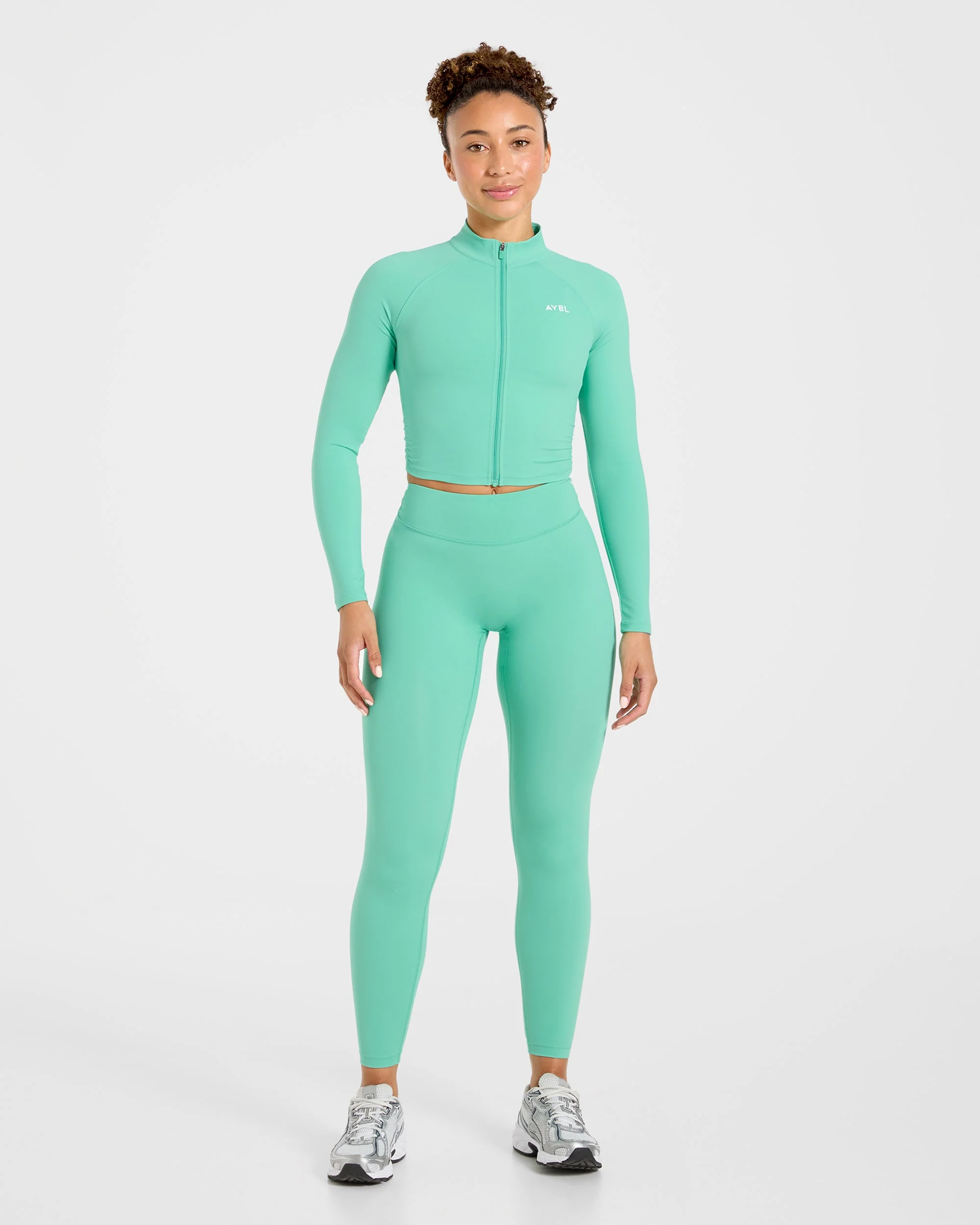 Physique Zip Up Jacket - Summer Vert - Image 3