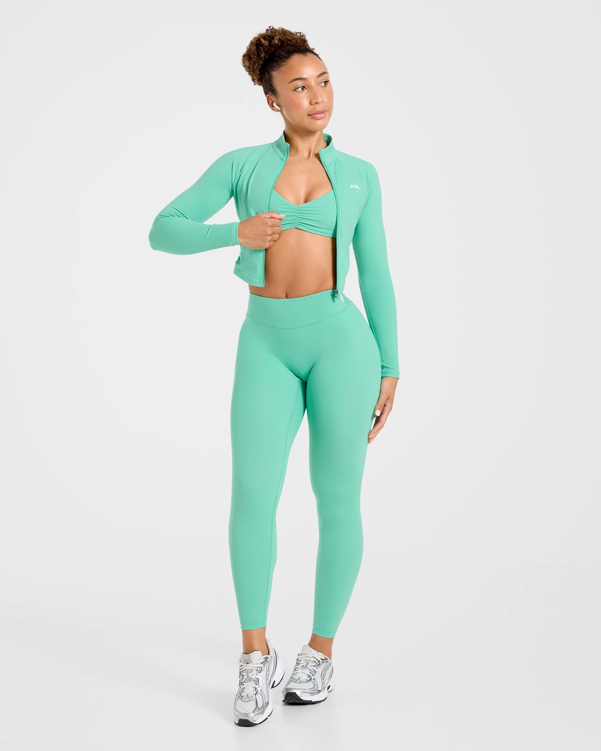 Physique Zip Up Jacket - Summer Vert - Image 7