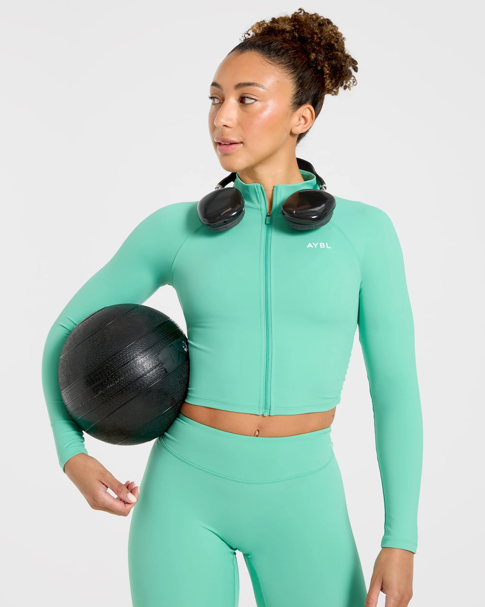 Physique Zip Up Jacket - Summer Vert - Image 8