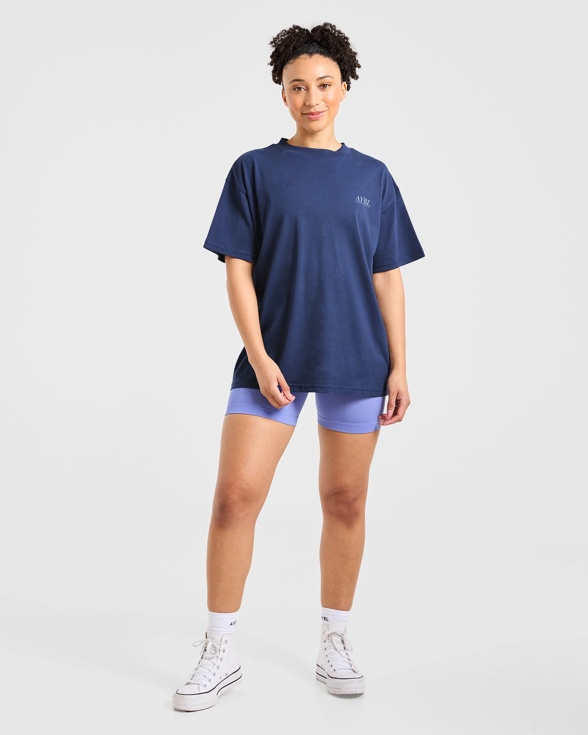 Power Lifting Illustration T Shirt - Bleu - Image 4