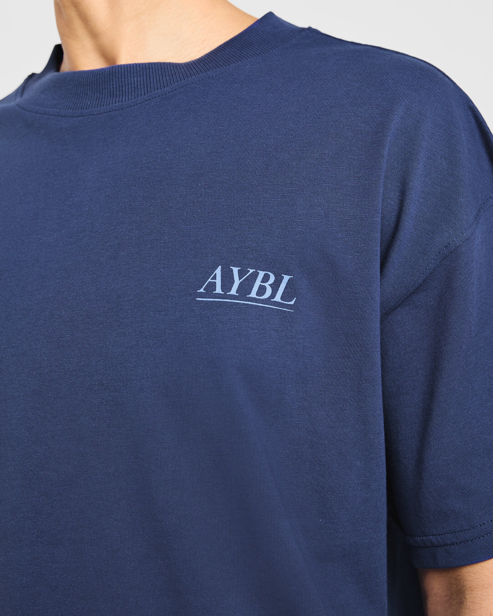 Power Lifting Illustration T Shirt - Bleu - Image 5