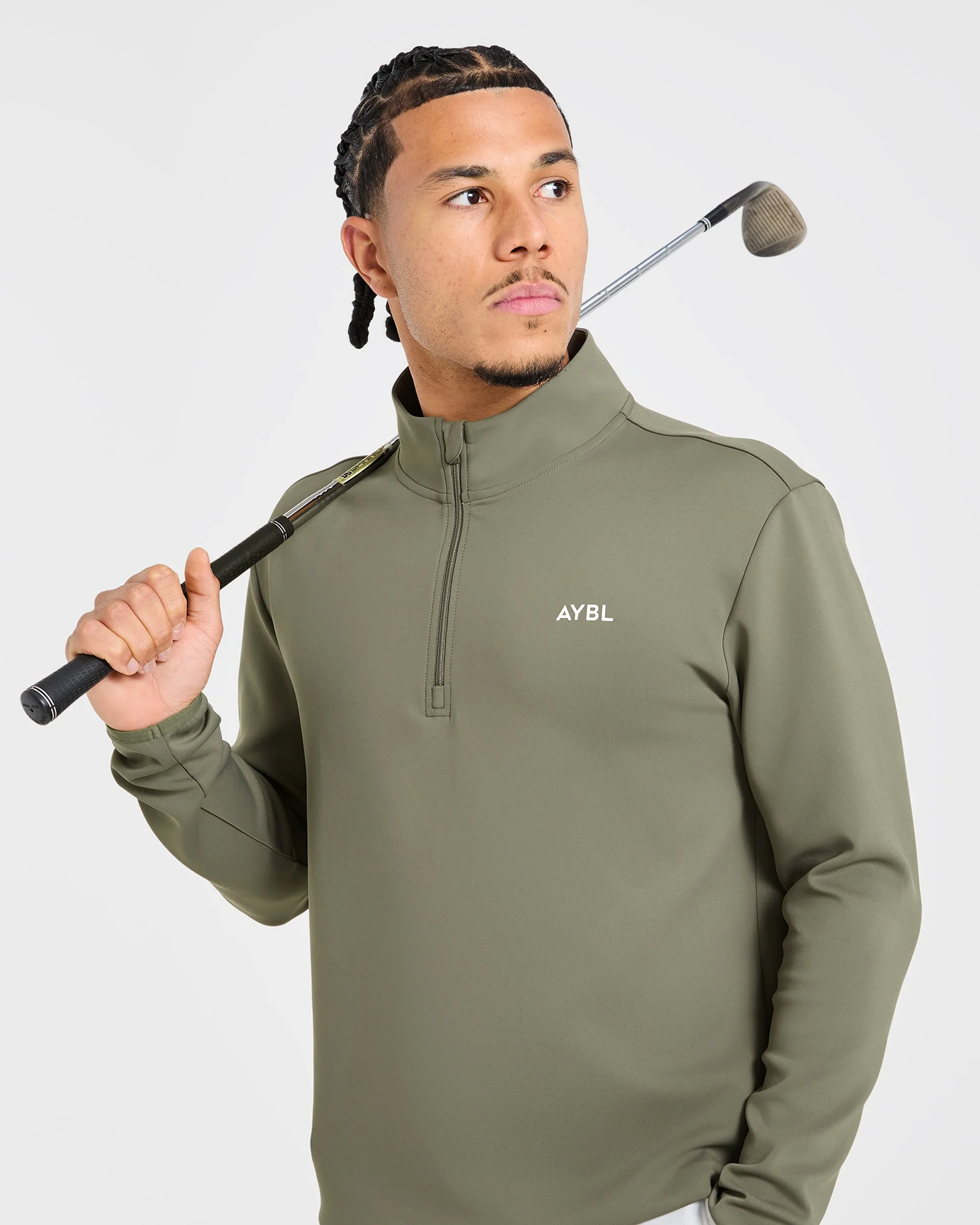 Precision 1/4 Zip Pullover - Deep Sage - Image 7