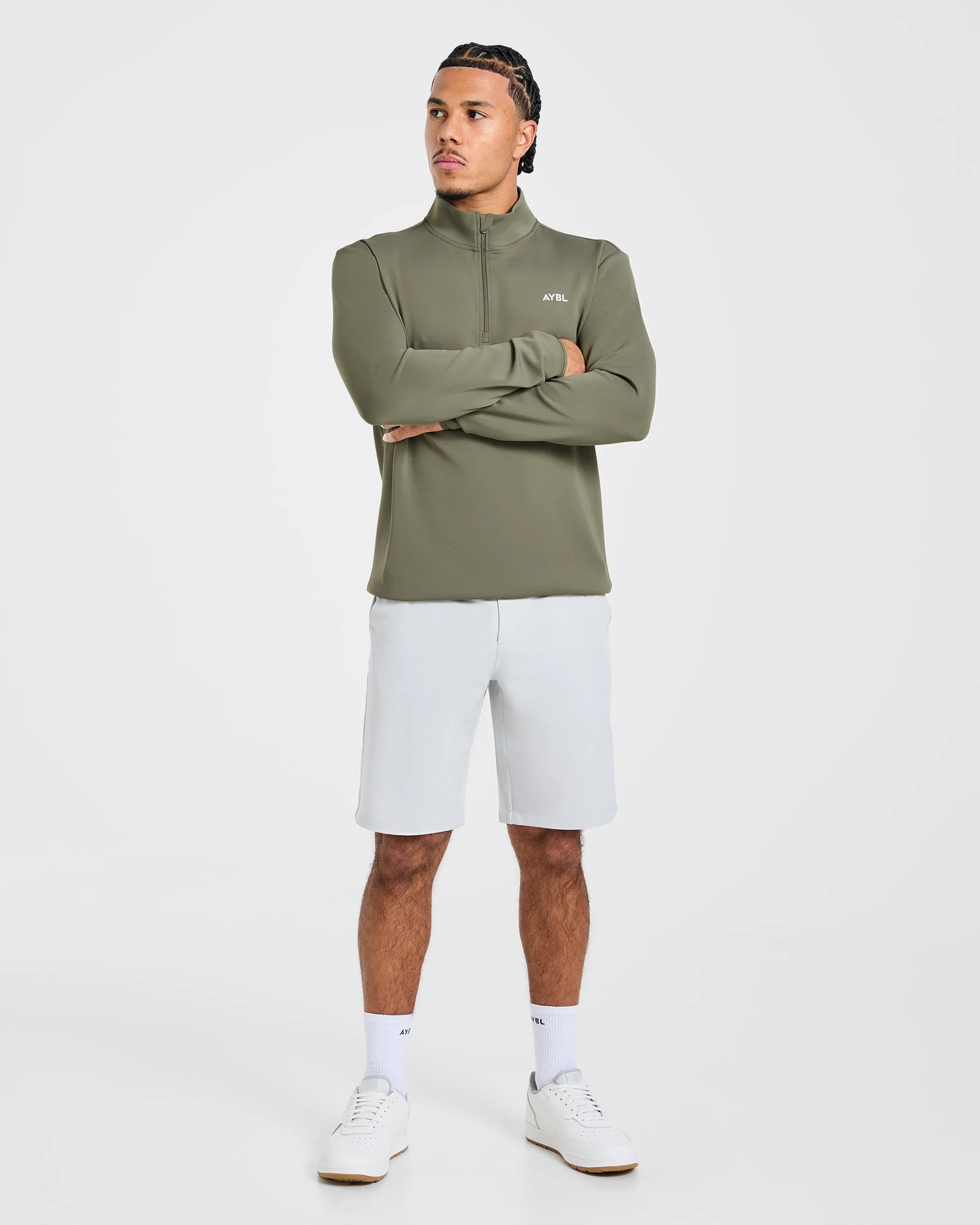 Precision 1/4 Zip Pullover - Deep Sage - Image 8