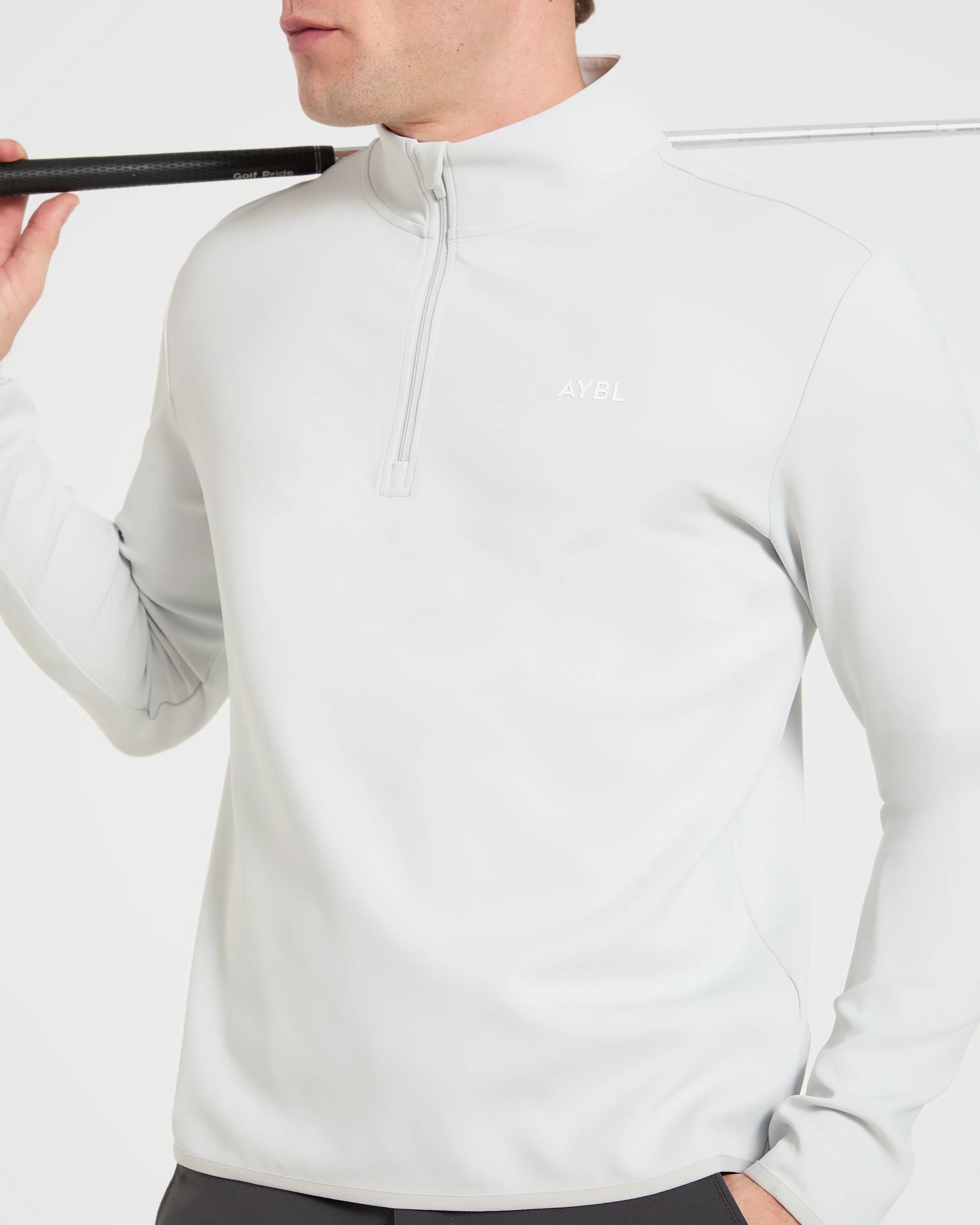 Precision 1/4 Zip Pullover - Ice Grey - Image 8
