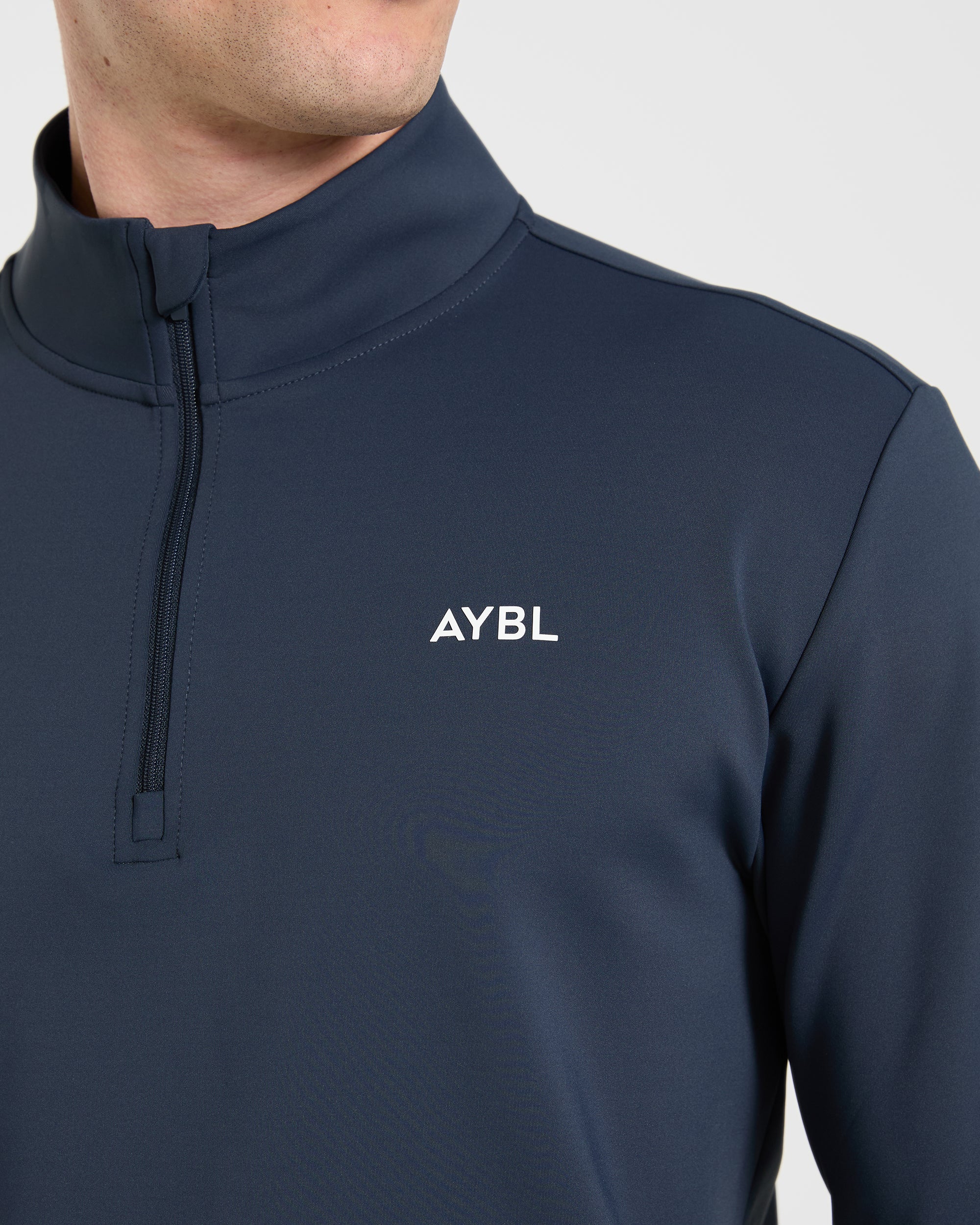 Precision 1/4 Zip Pullover - Navy Blue - Image 5
