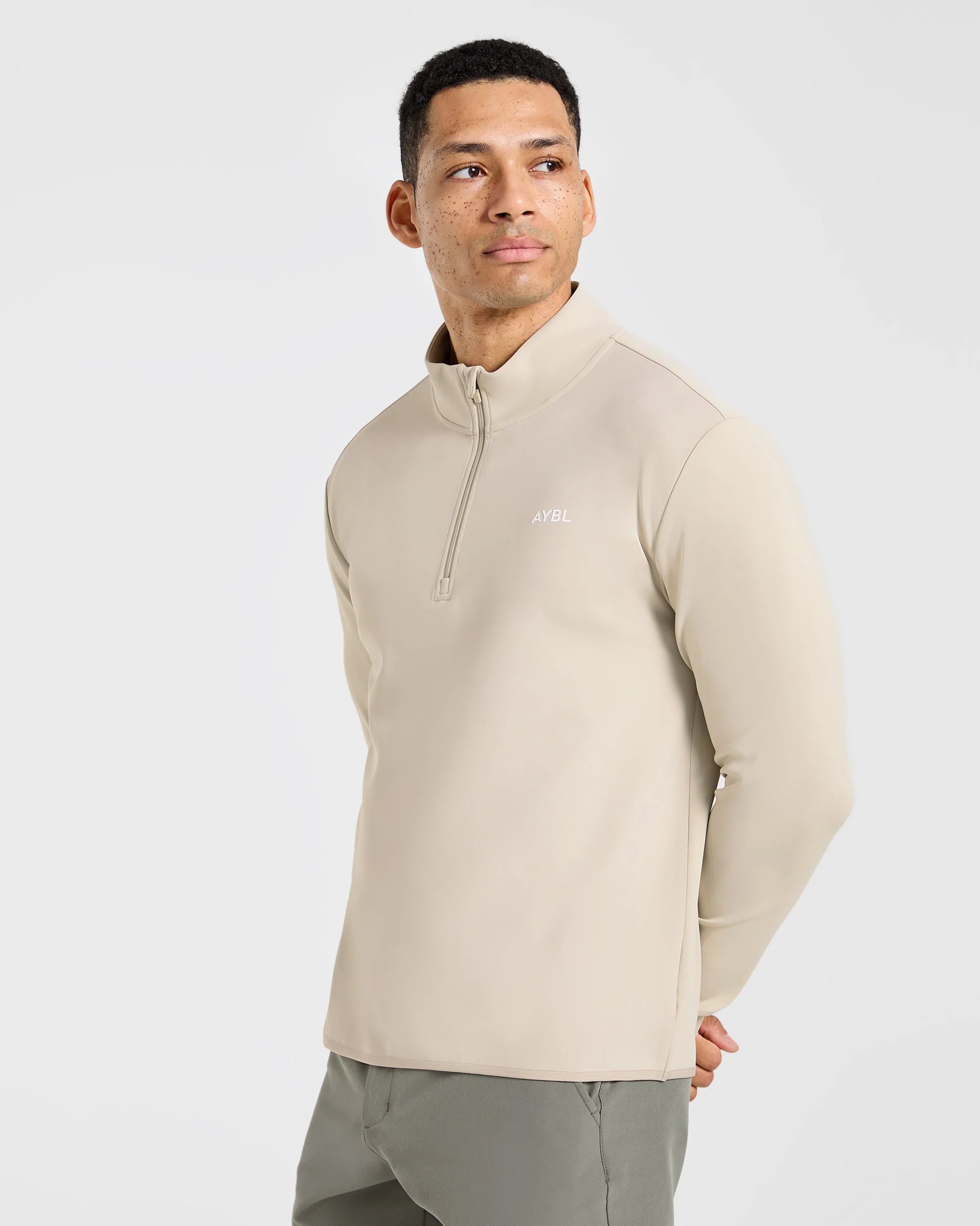 Precision 1/4 Zip Pullover - Sand - Image 7