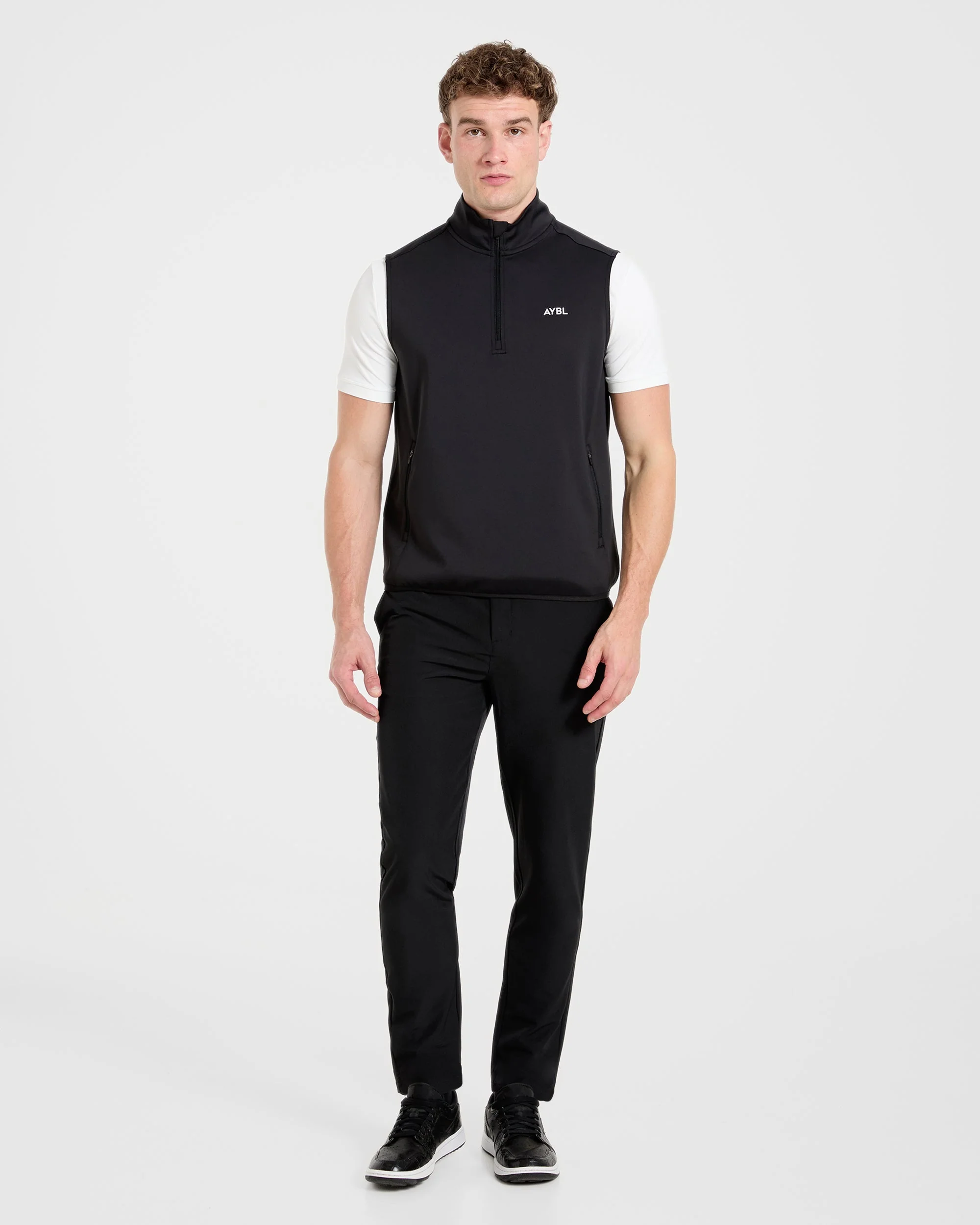 Precision 1/4 Zip Vest - Black - Image 3