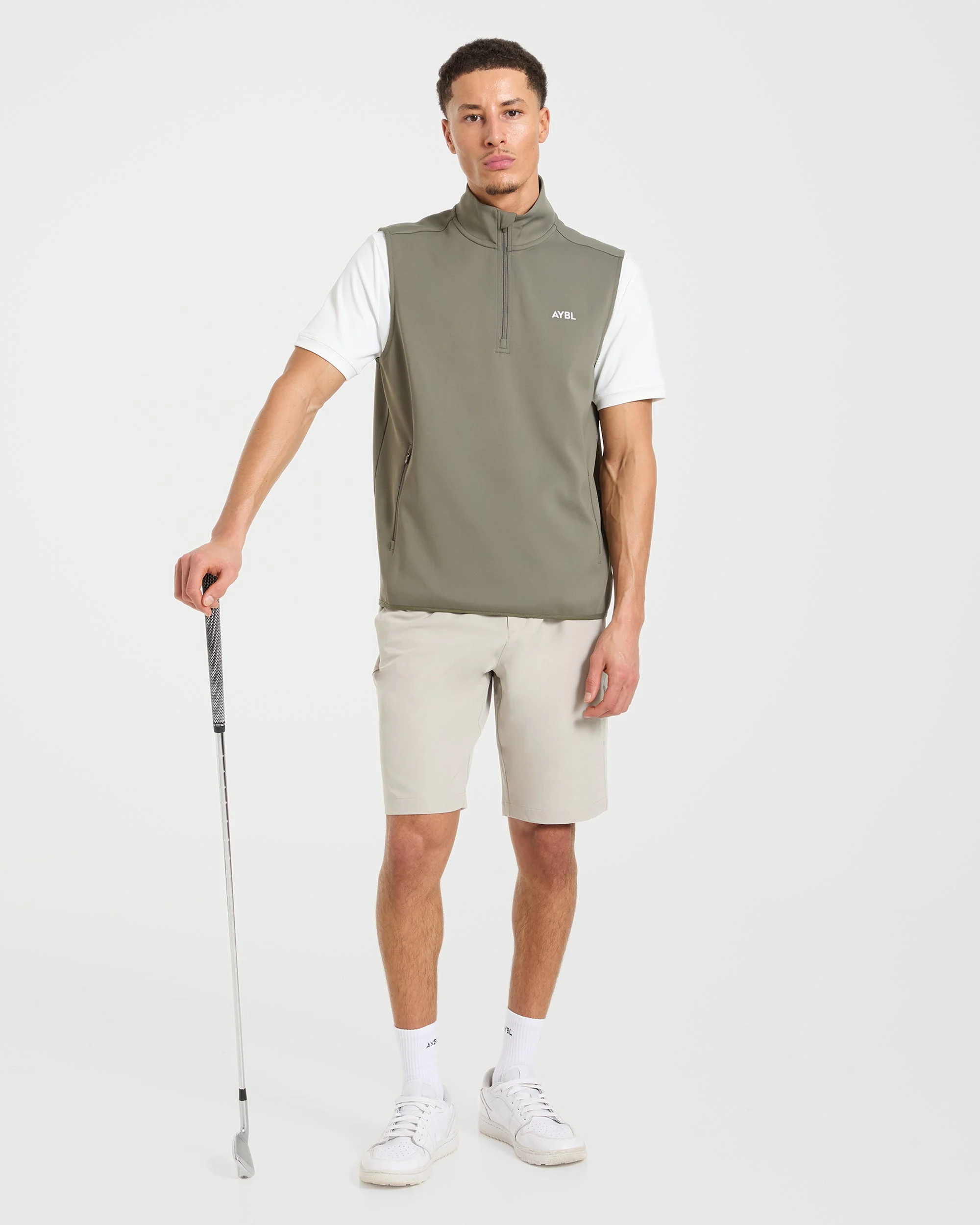 Precision 1/4 Zip Vest - Deep Sage - Image 7