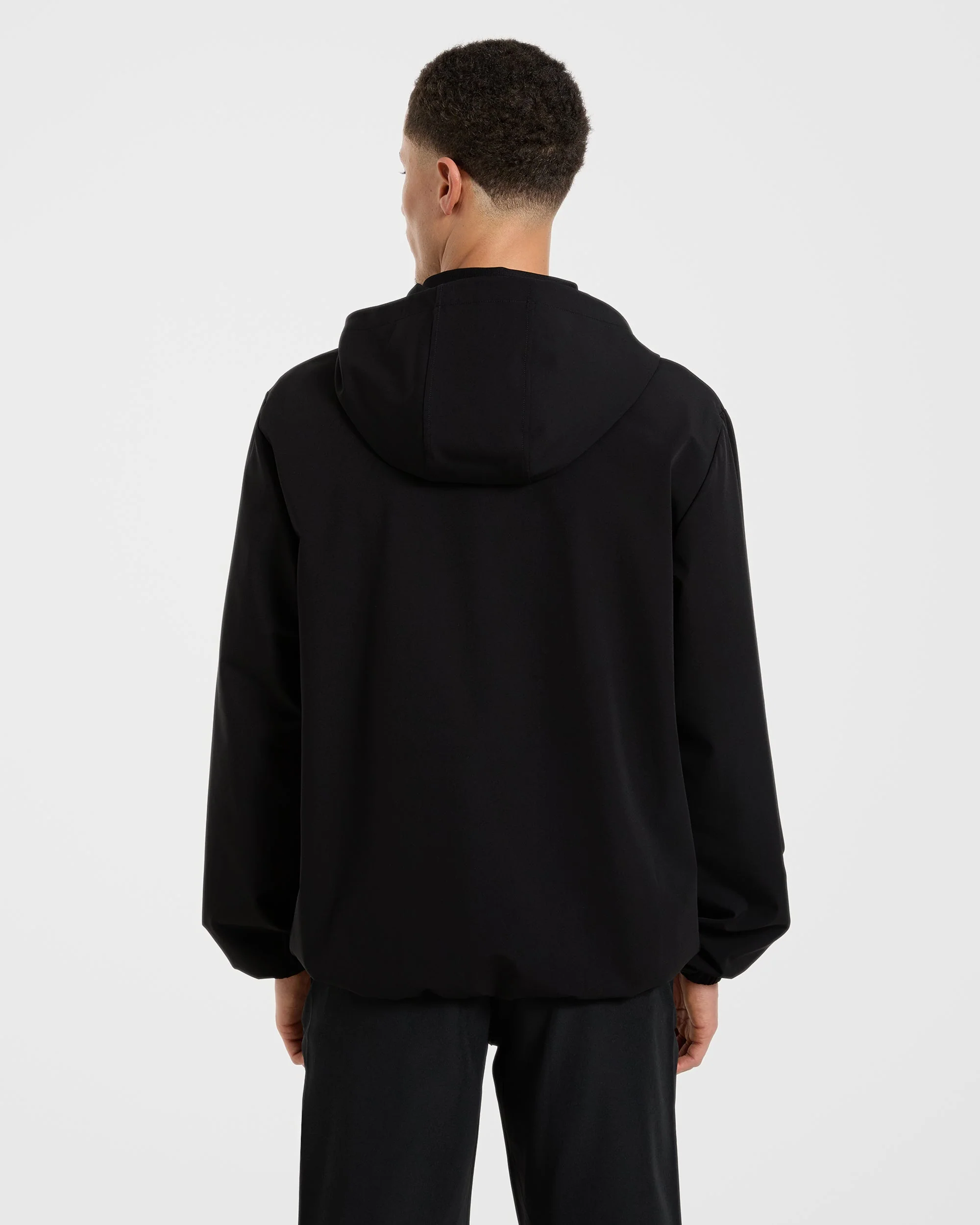 Precision 1/4 Zip Wind Pullover - Noir - Image 3