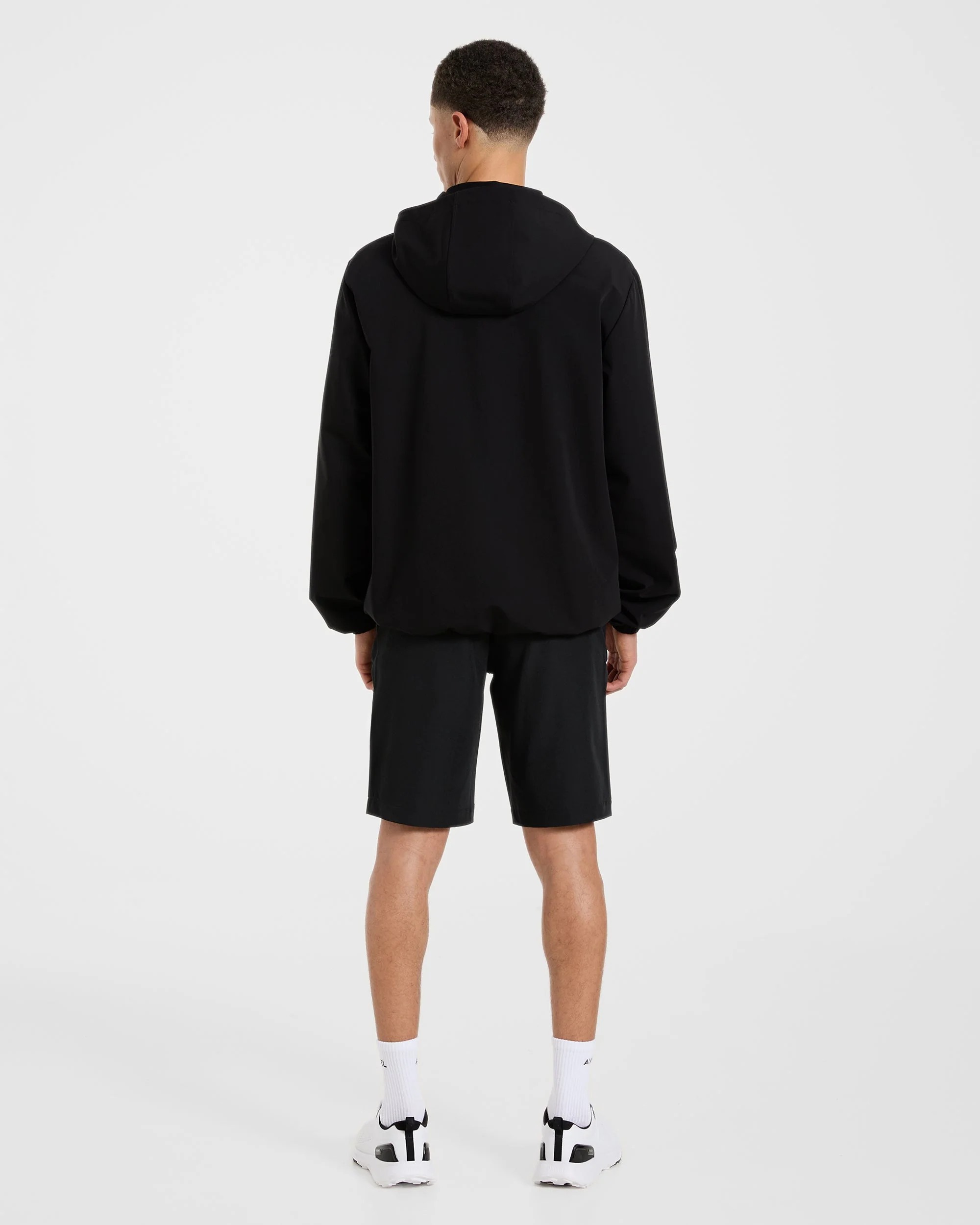 Precision 1/4 Zip Wind Pullover - Noir - Image 4