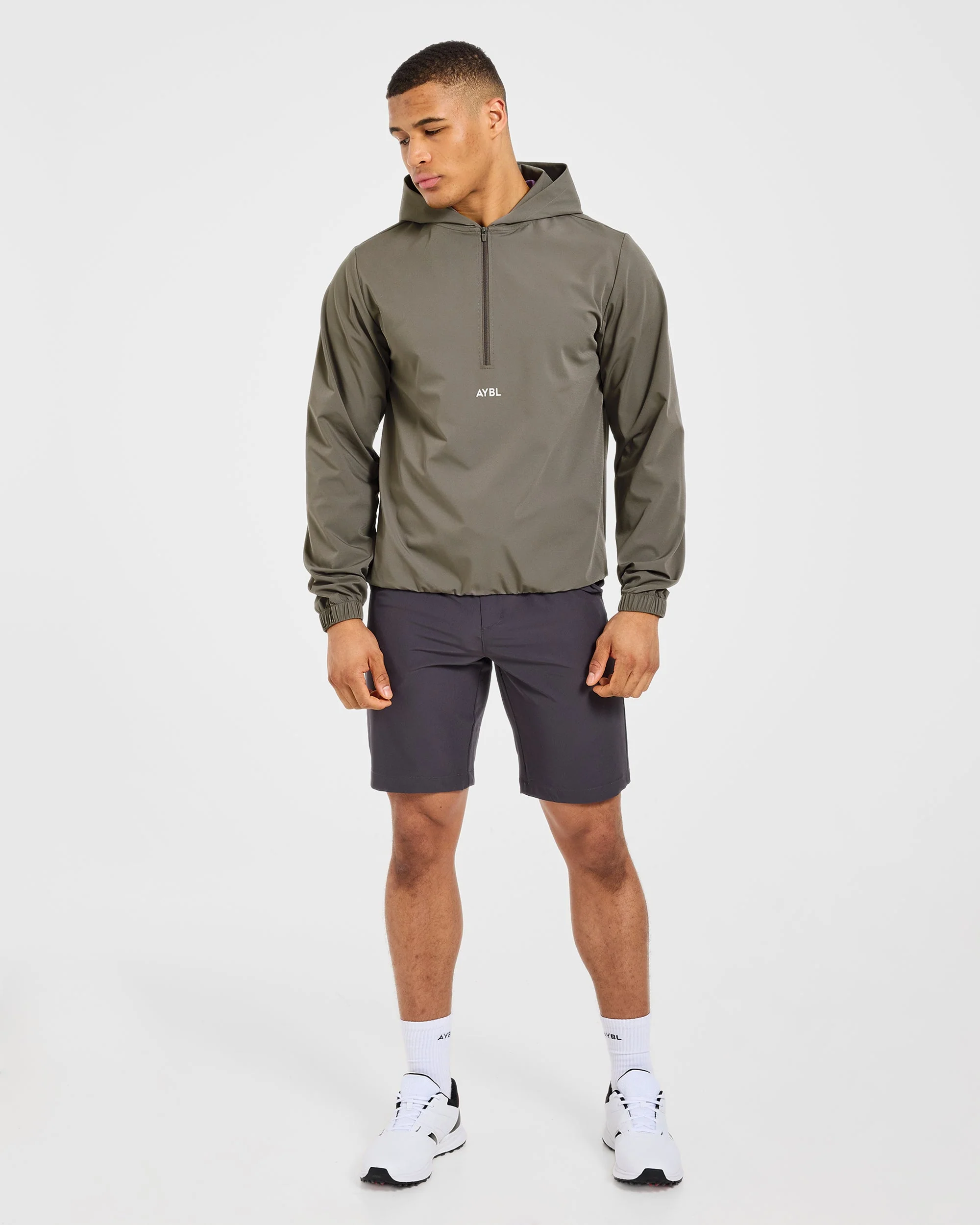 Precision 1/4 Zip Wind Pullover - Deep Woodland - Image 3