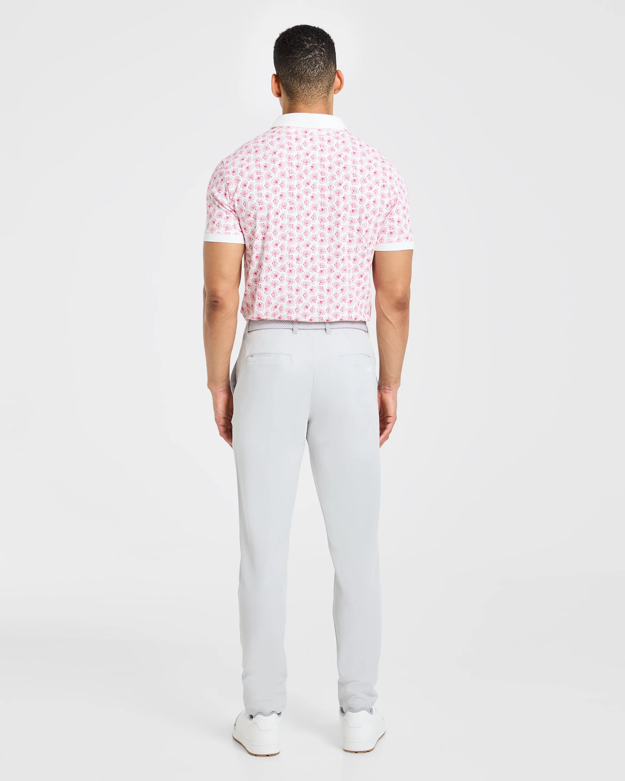 Precision Azalea Polo - Blanc/Azalea Rose - Image 4