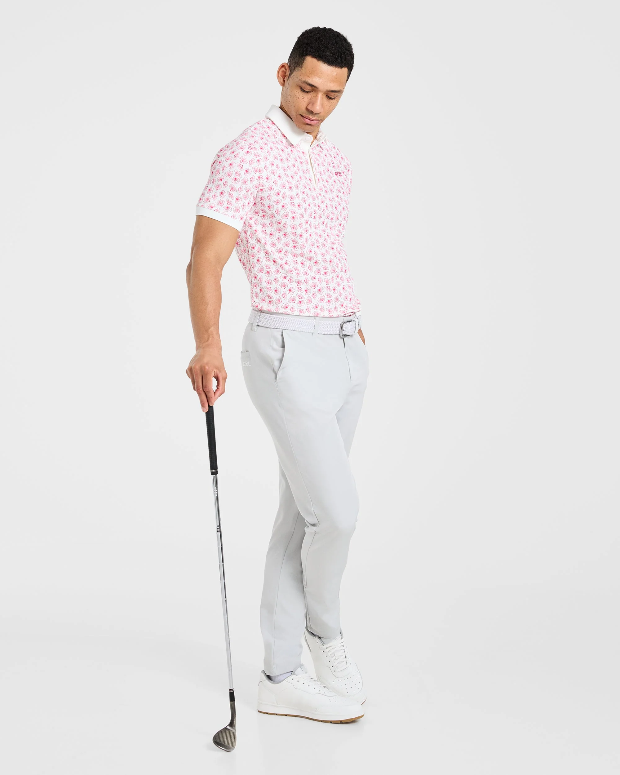 Precision Azalea Polo - Blanc/Azalea Rose - Image 7