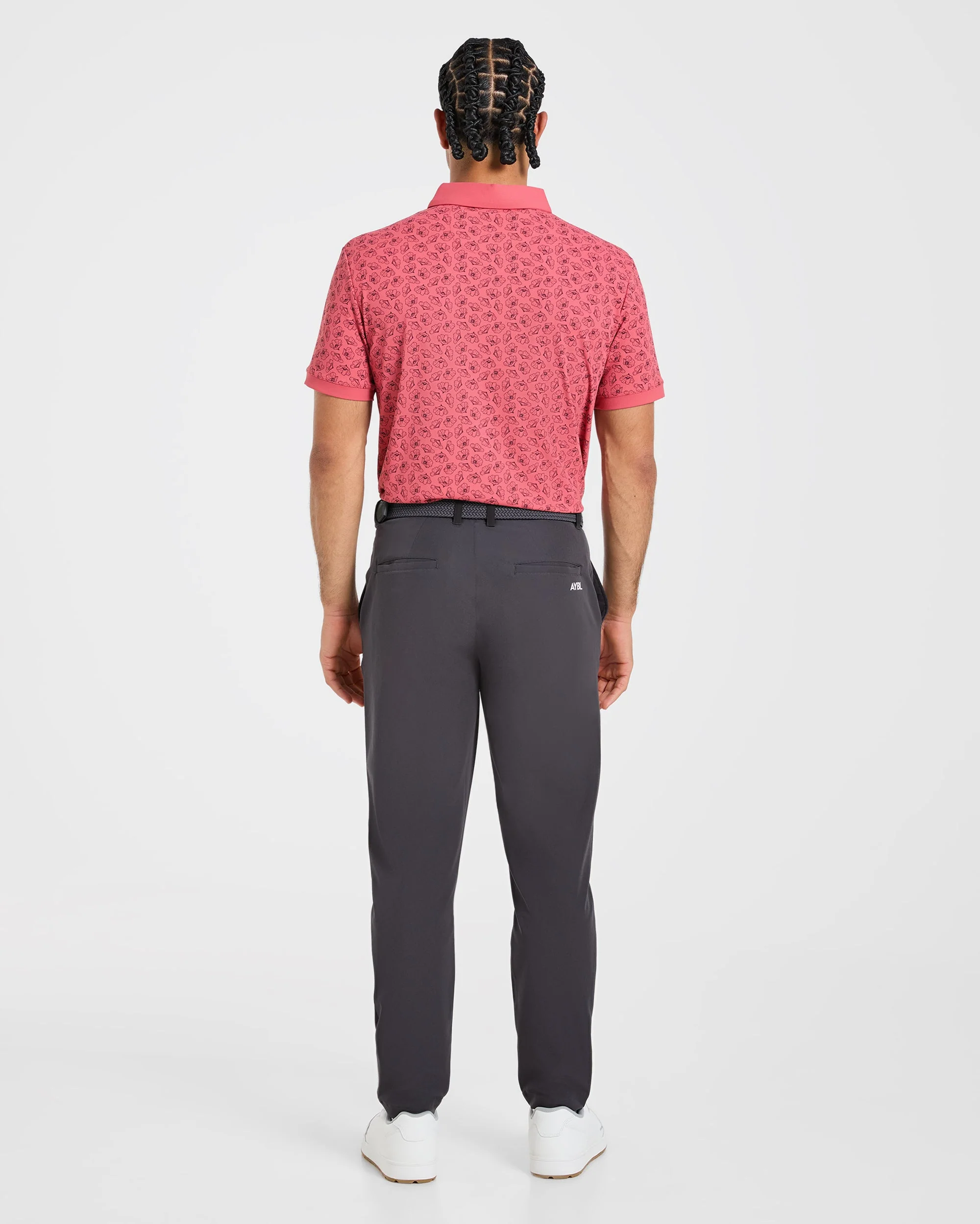 Precision Camellias Polo - Rouge - Image 4