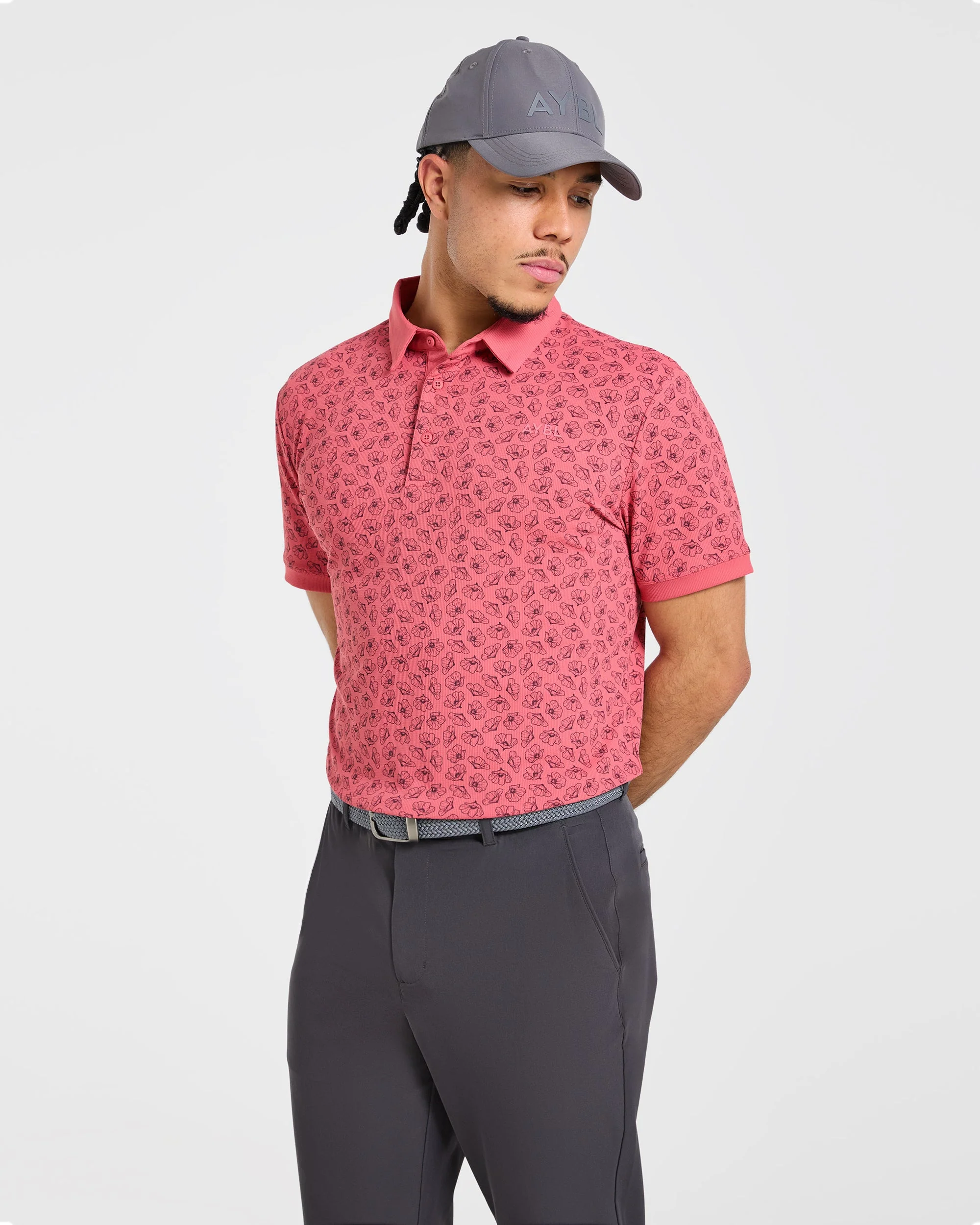 Precision Camellias Polo - Rouge - Image 7