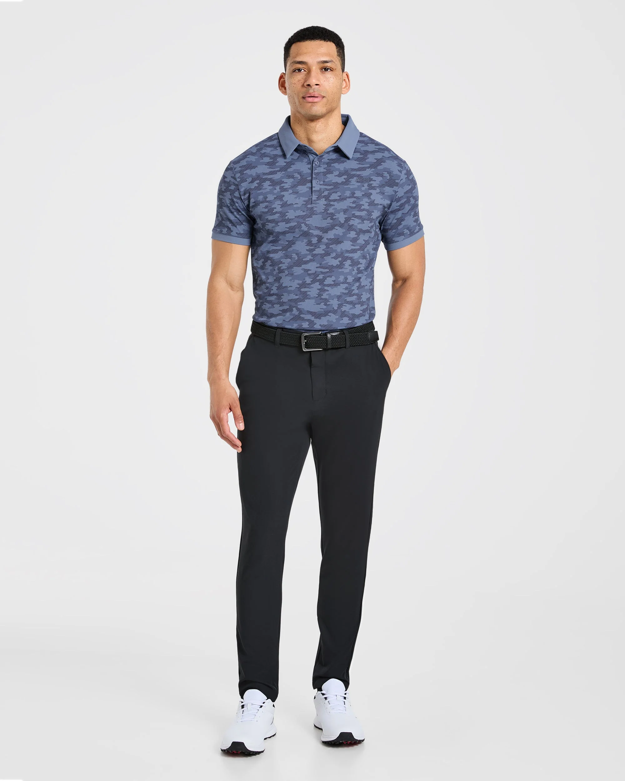Precision Camo Polo - Bleu - Image 3