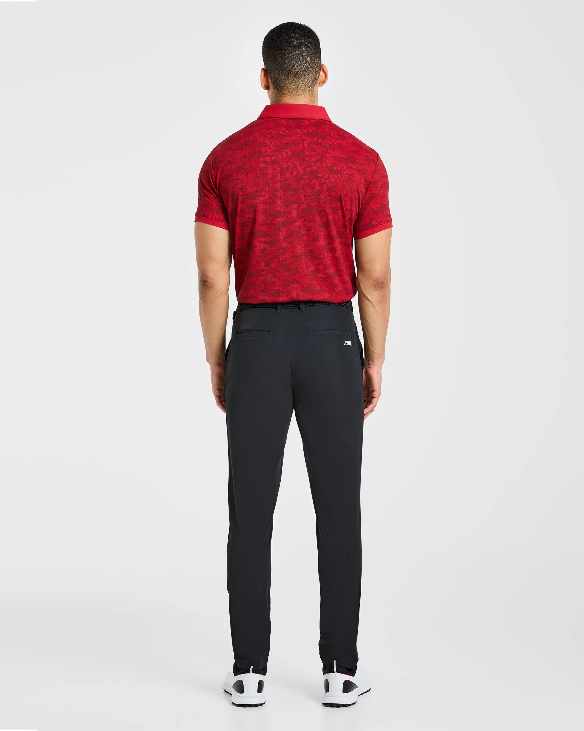 Precision Camo Polo - Muted Rouge - Image 4