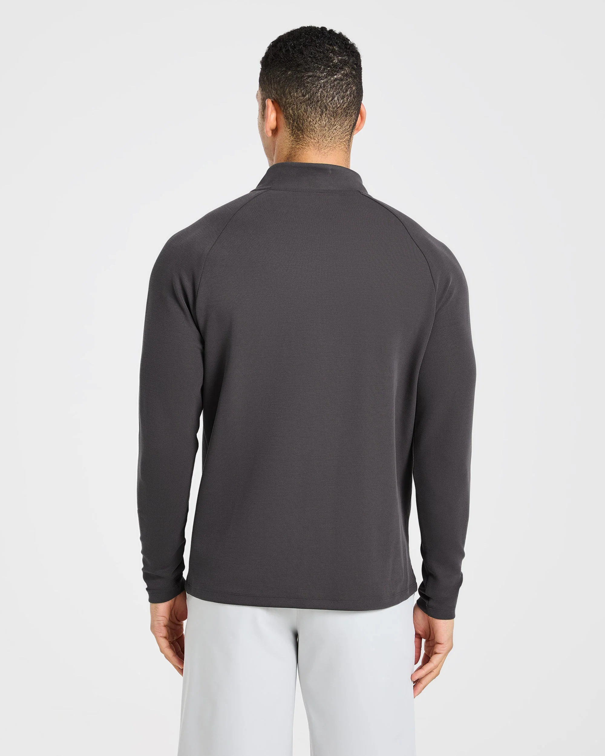 Precision Hybrid 1/4 Zip Pullover - Charcoal - Image 2