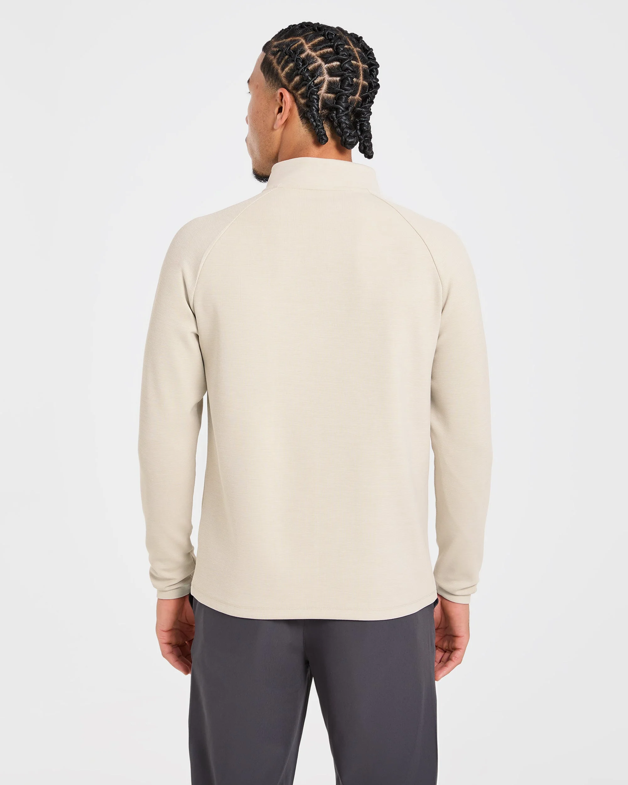 Precision Hybrid 1/4 Zip Pullover - Sand - Image 2