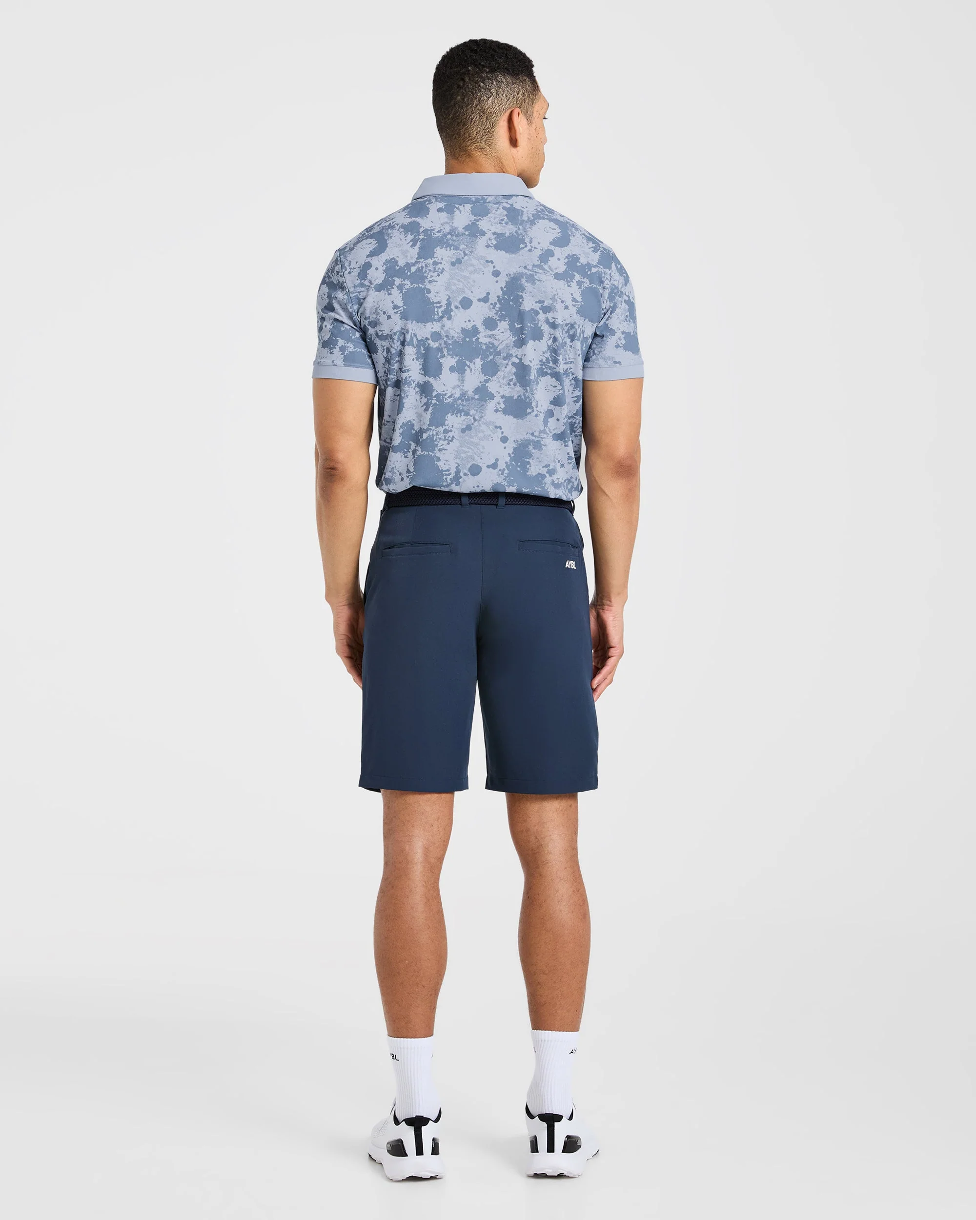 Precision Splatter Polo - Muted Slate - Image 4