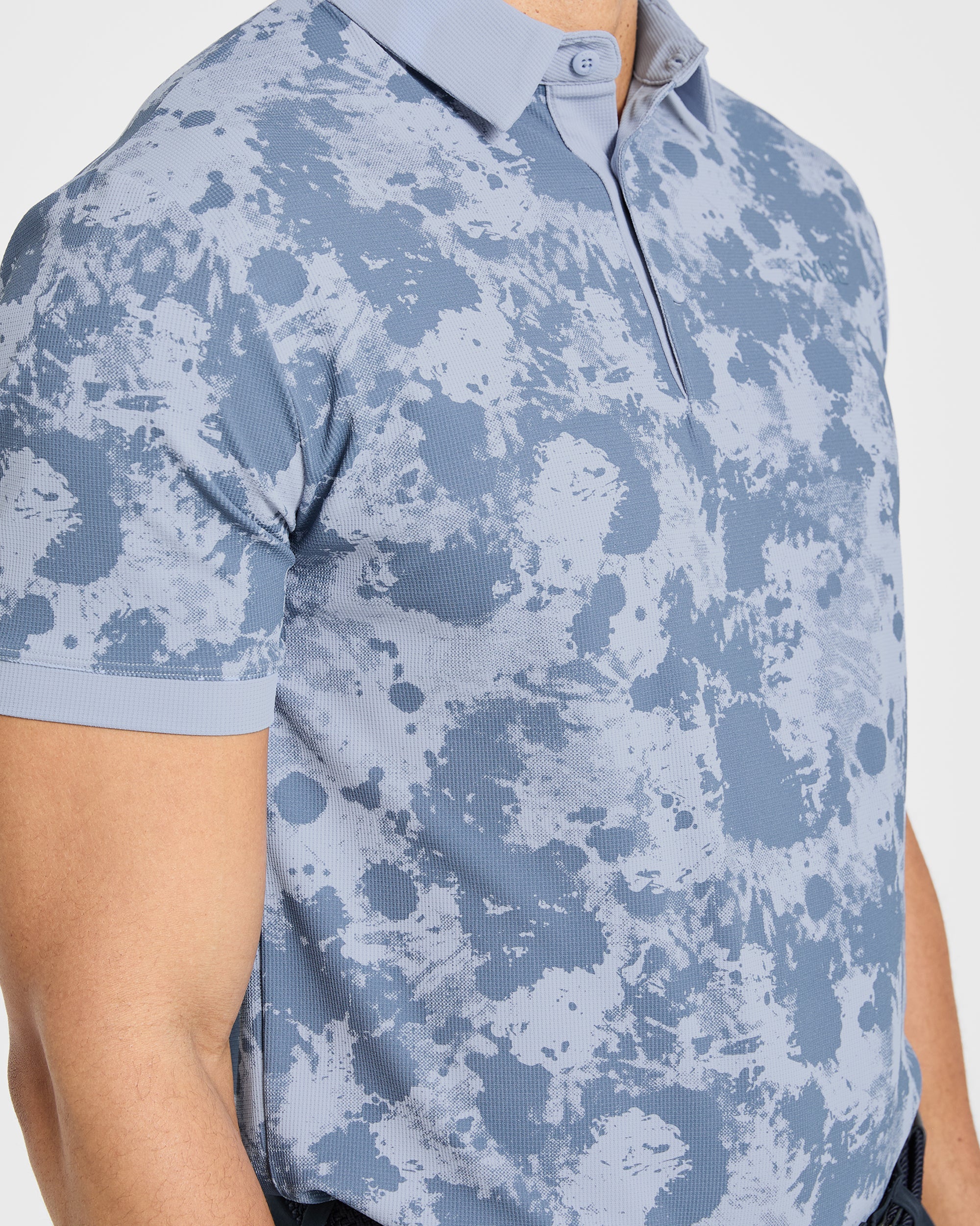 Precision Splatter Polo - Muted Slate - Image 6