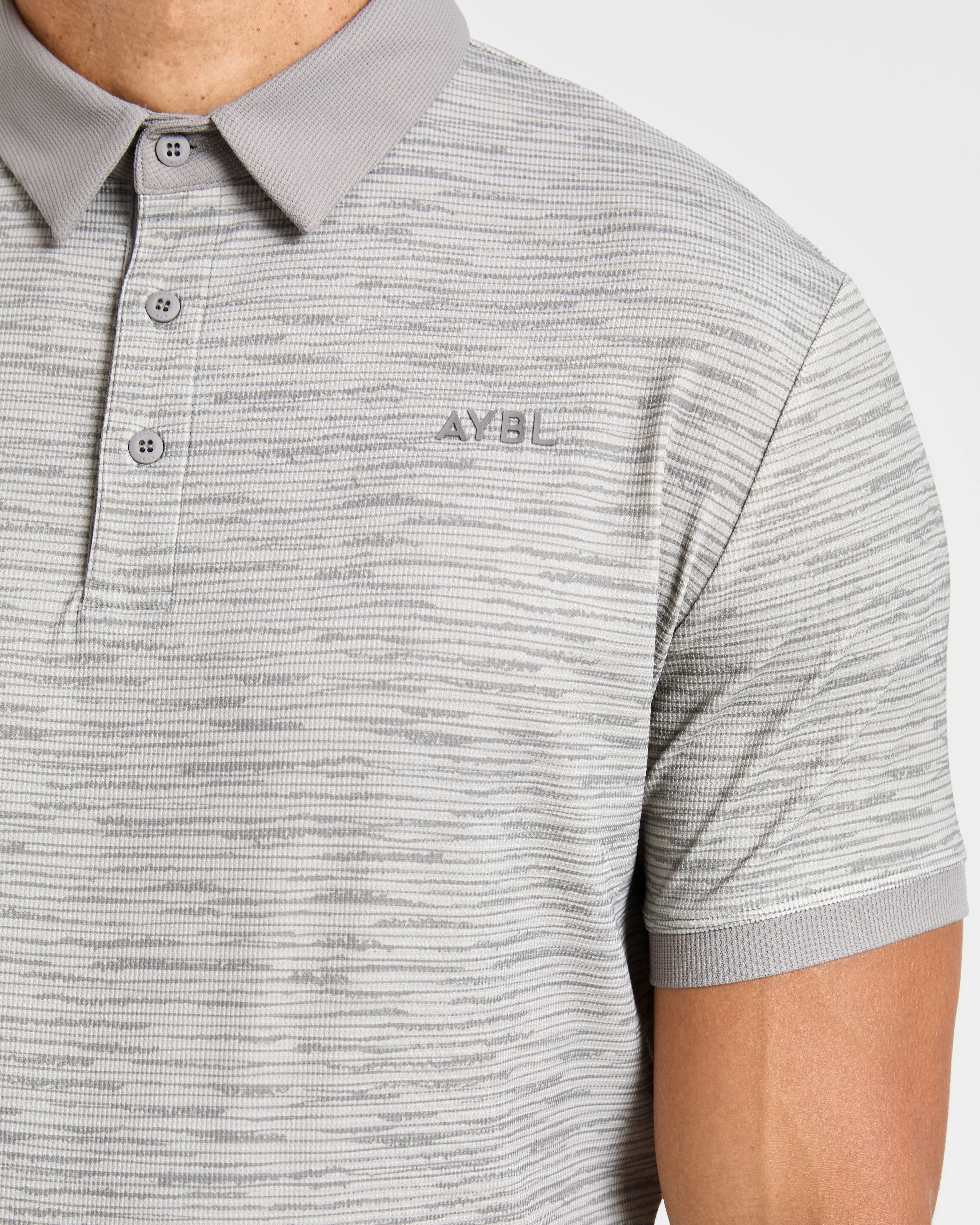 Precision Stripe Polo - Gris - Image 5