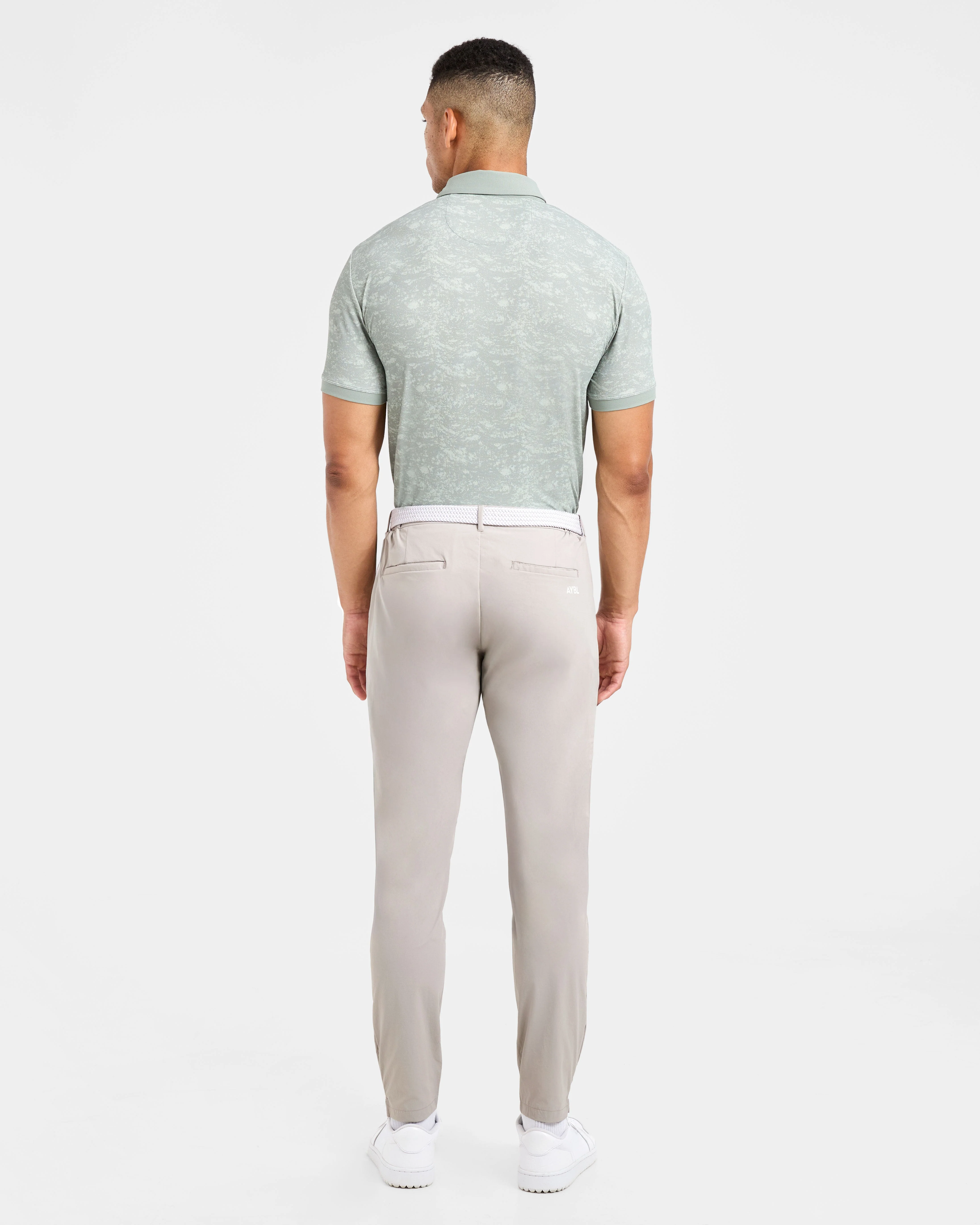 Precision Texture Polo - Deep Washed Sage - Image 4