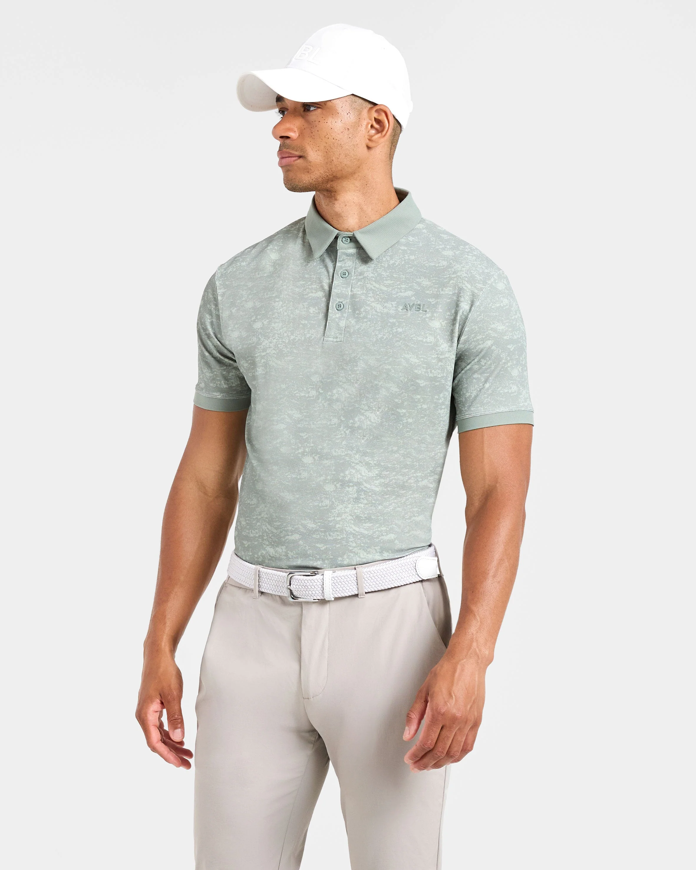 Precision Texture Polo - Deep Washed Sage - Image 7