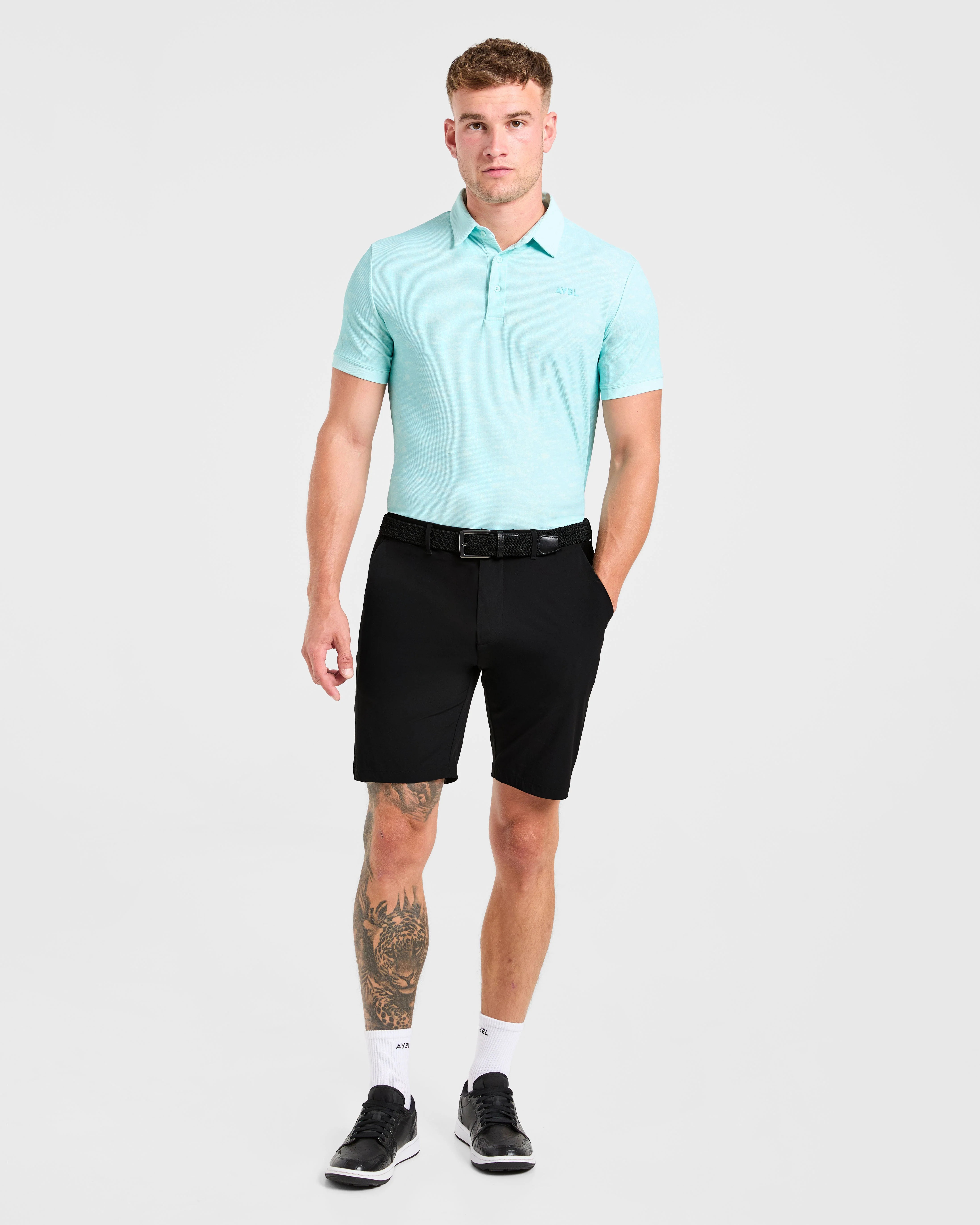 Precision Texture Polo - Summer Bleu - Image 3