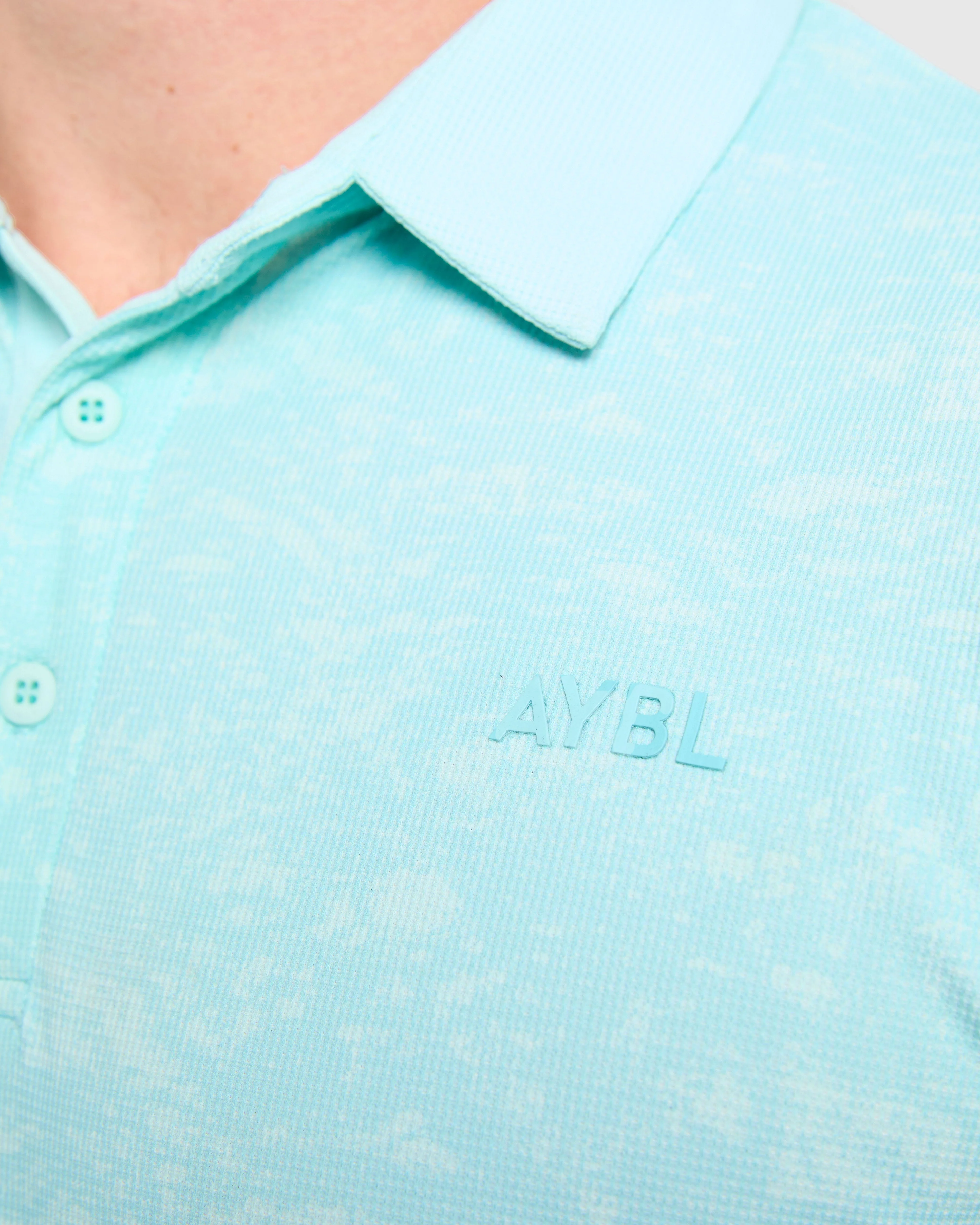 Precision Texture Polo - Summer Bleu - Image 5