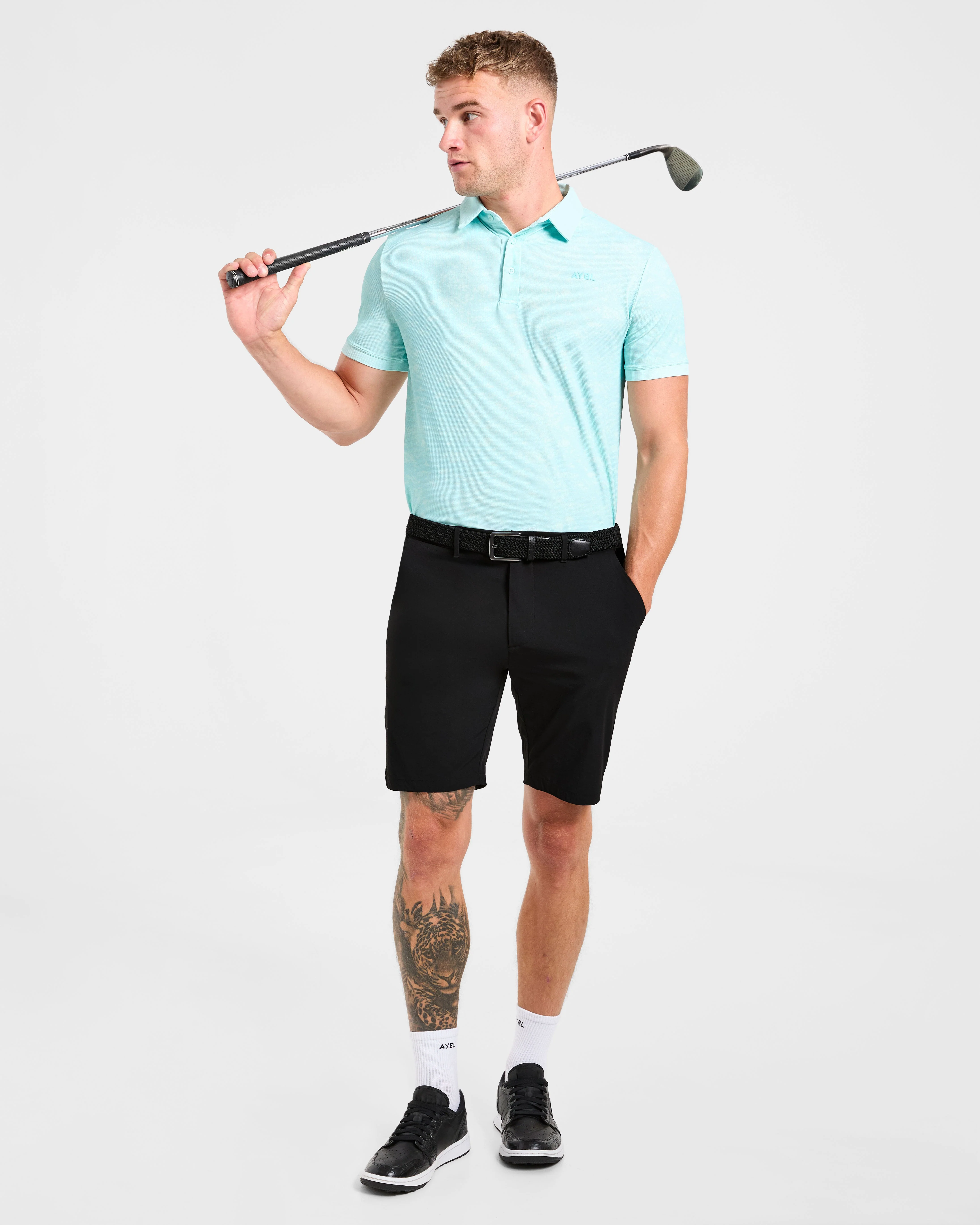 Precision Texture Polo - Summer Bleu - Image 7