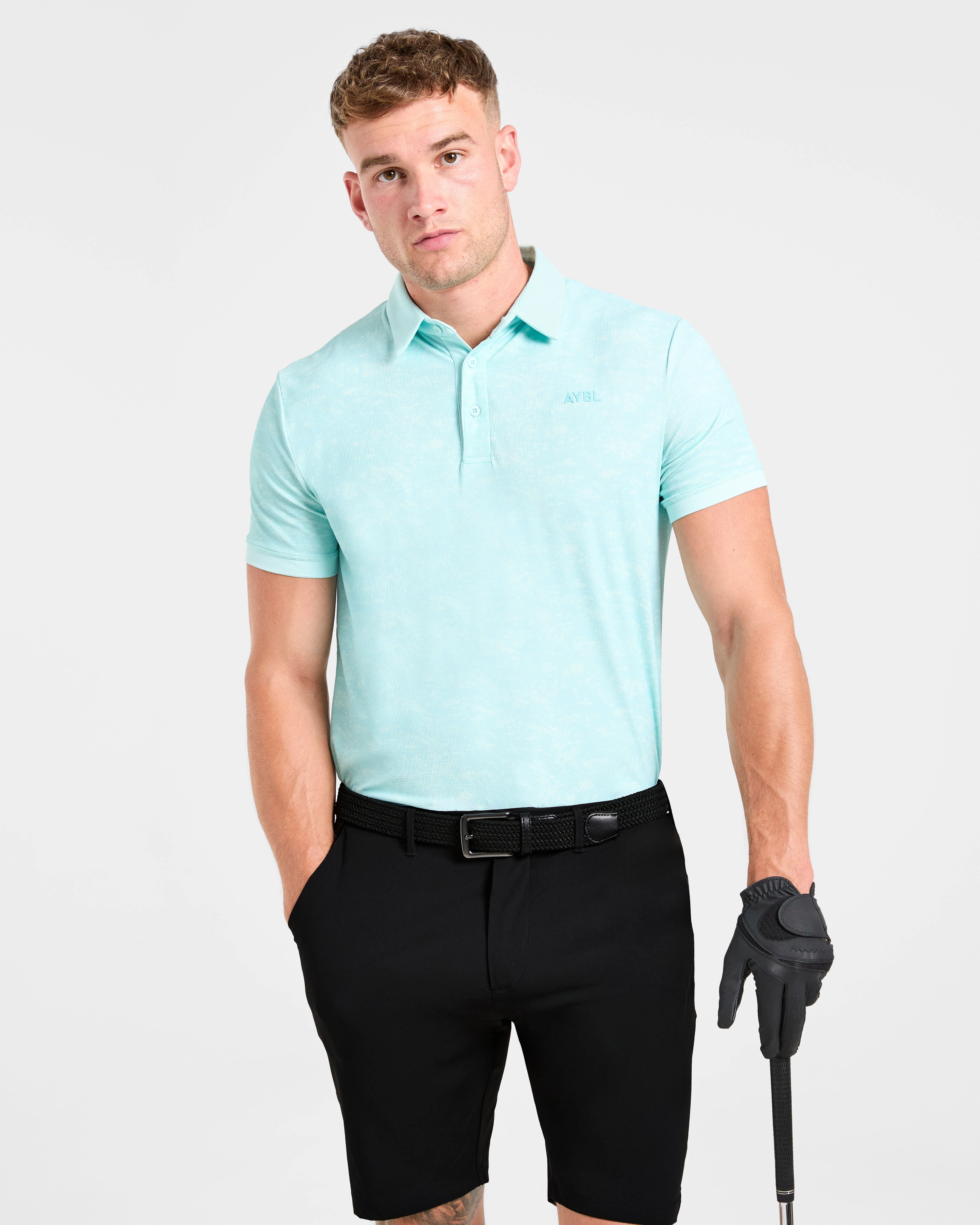 Precision Texture Polo - Summer Bleu - Image 8