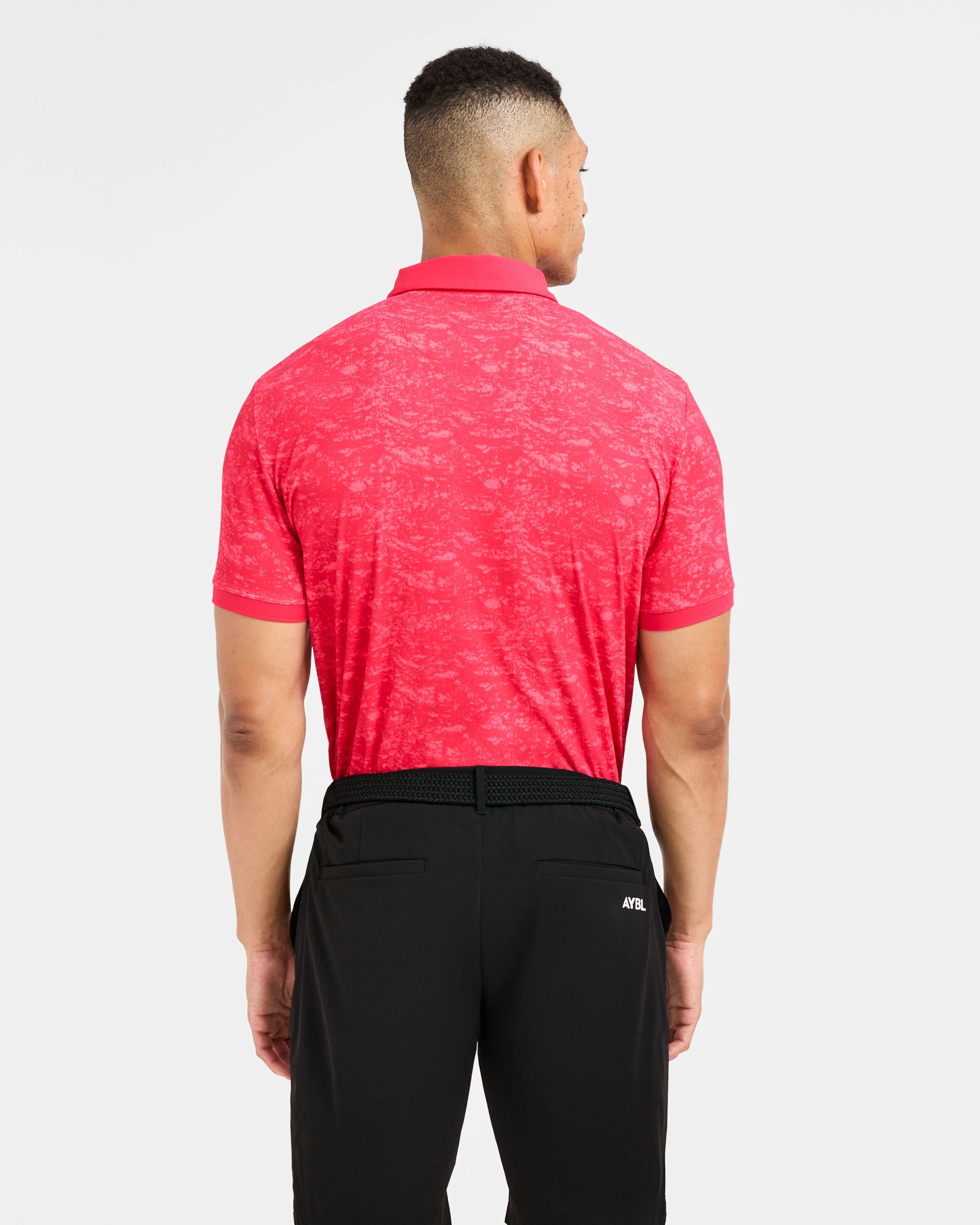 Precision Texture Polo - Summer Rouge - Image 2