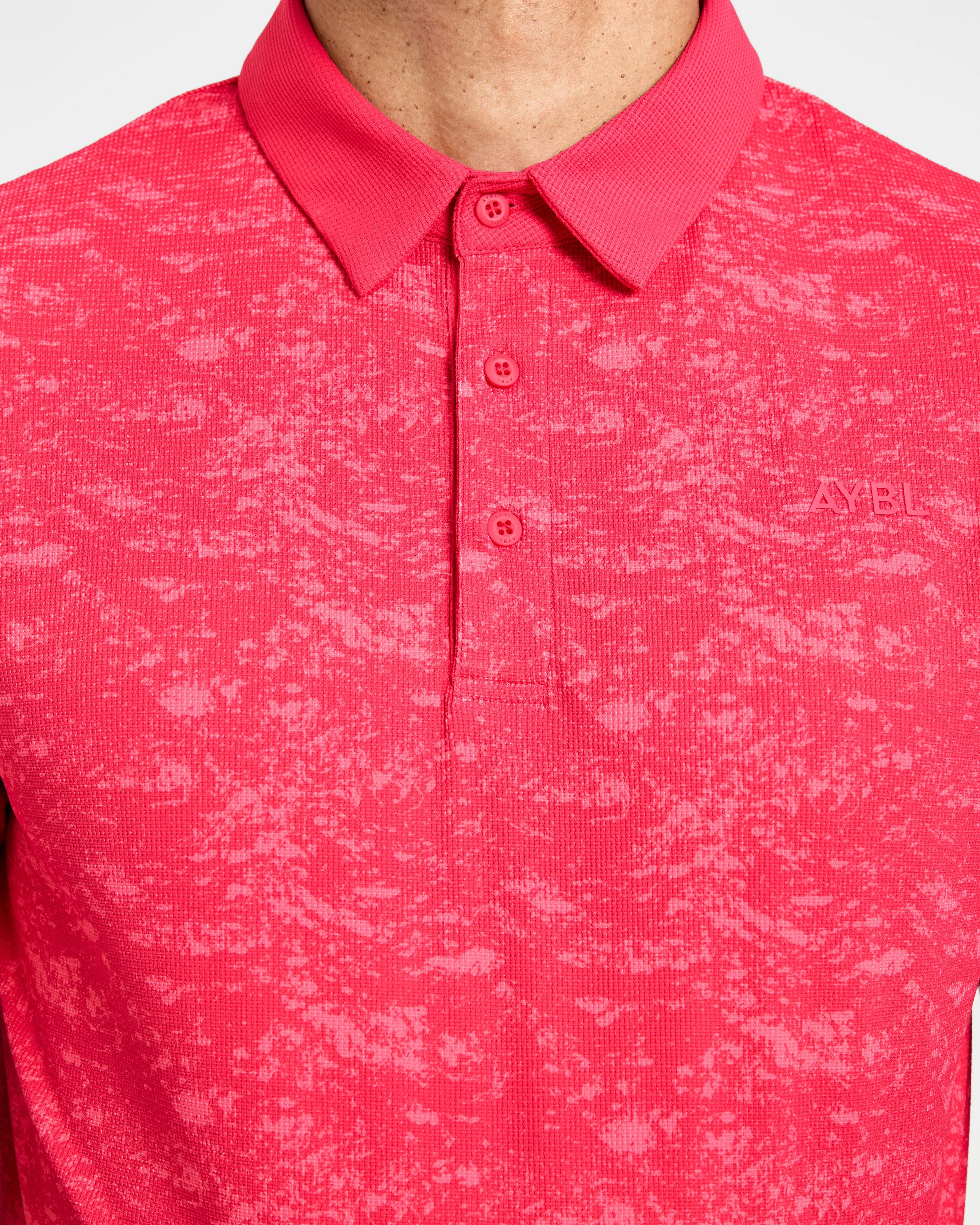 Precision Texture Polo - Summer Rouge - Image 5