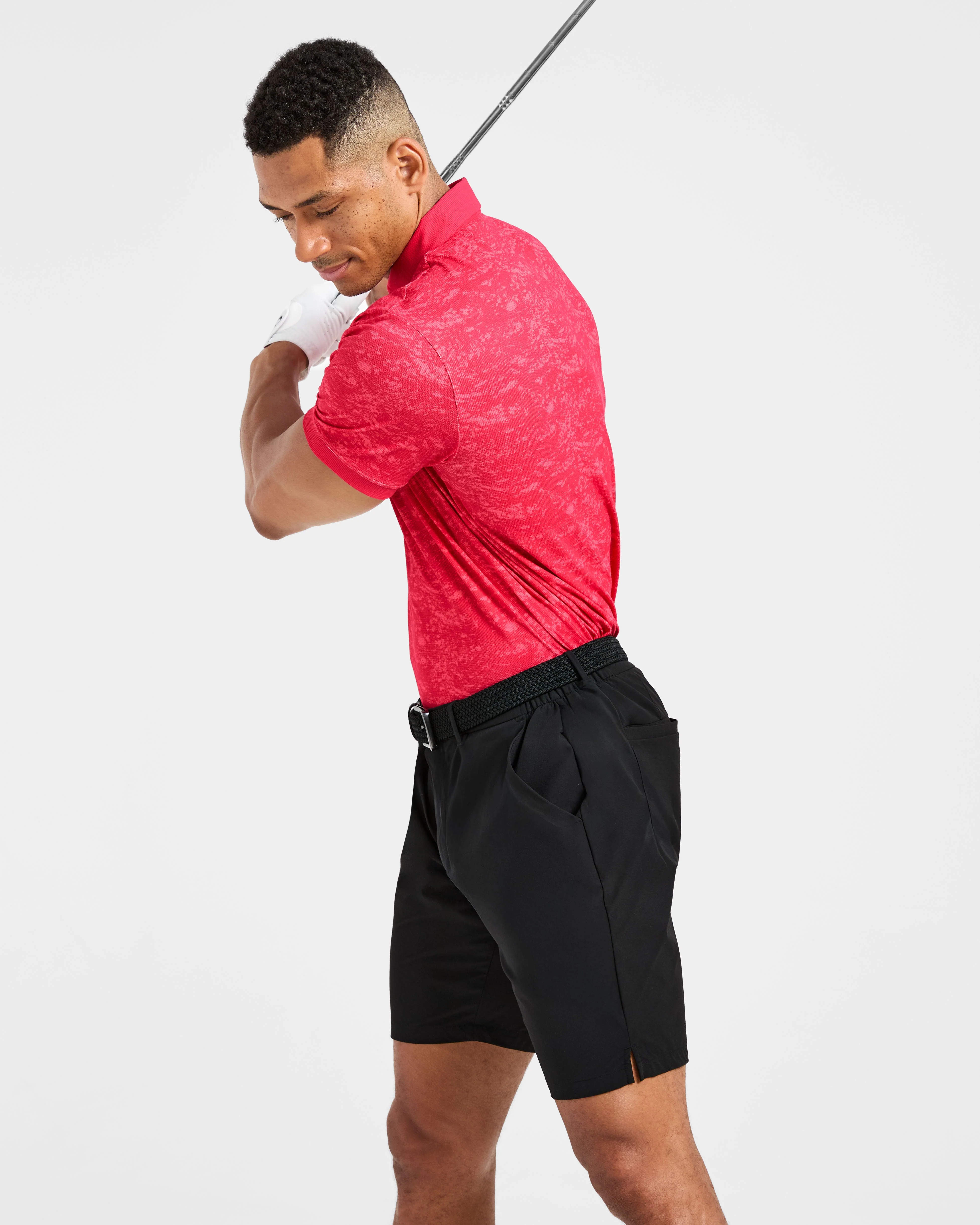 Precision Texture Polo - Summer Rouge - Image 7