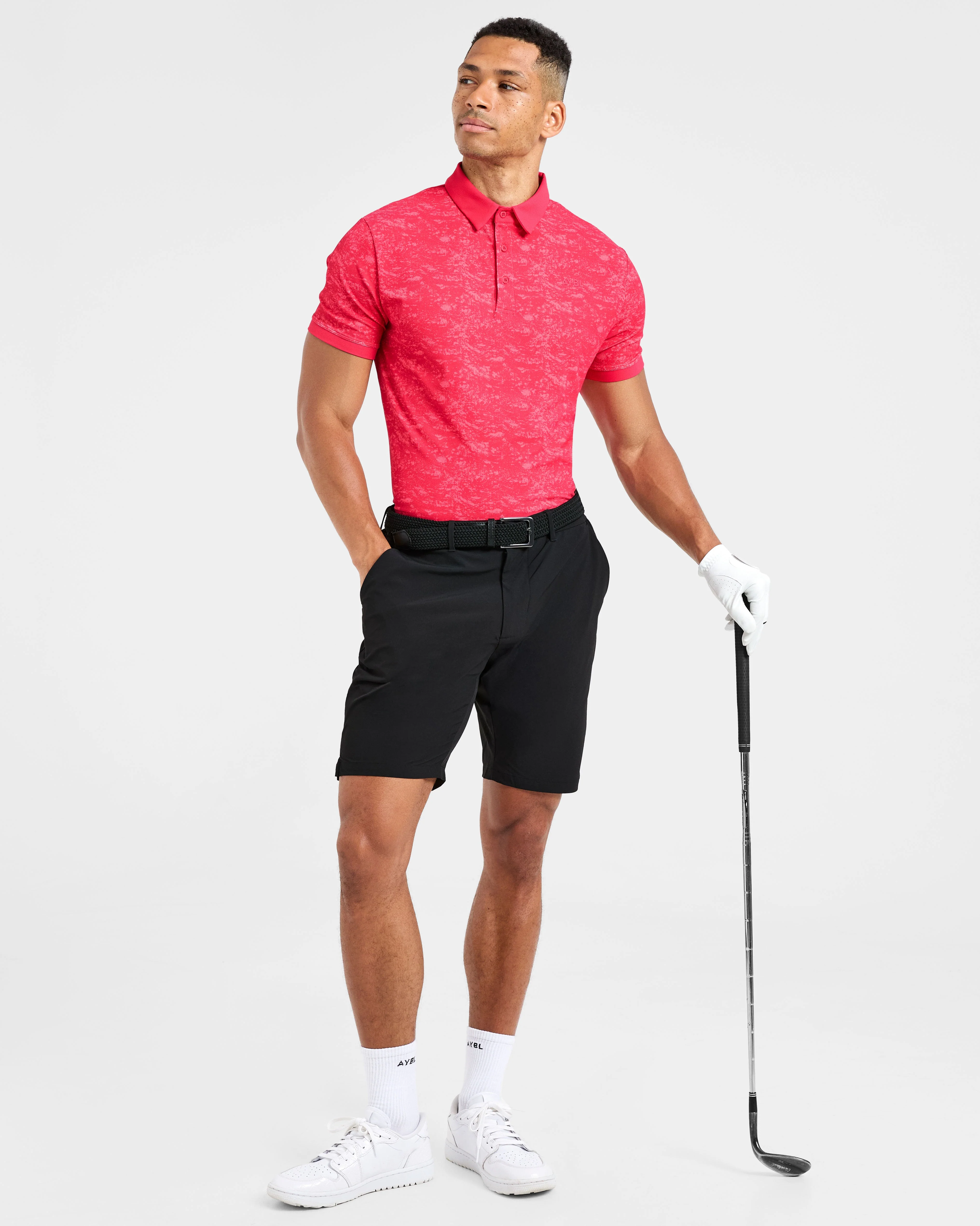 Precision Texture Polo - Summer Rouge - Image 8
