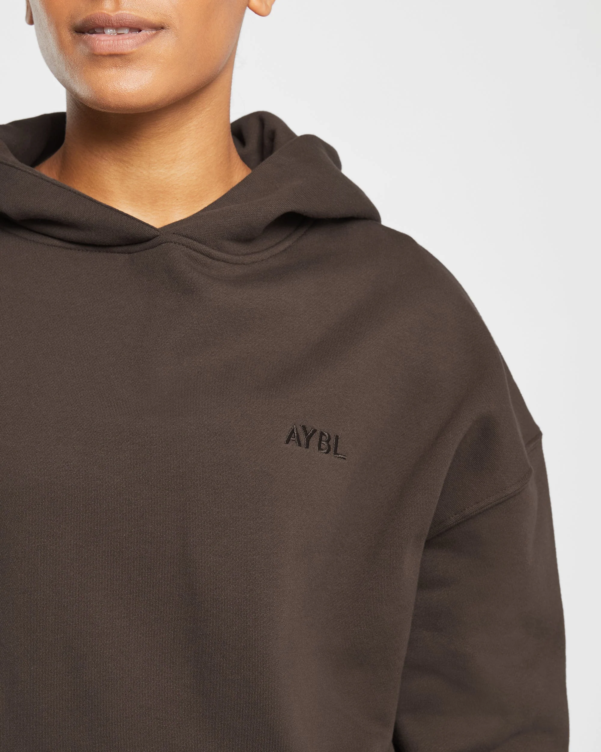 Premium Oversized Hoodie - Coffee Marron - Image 5