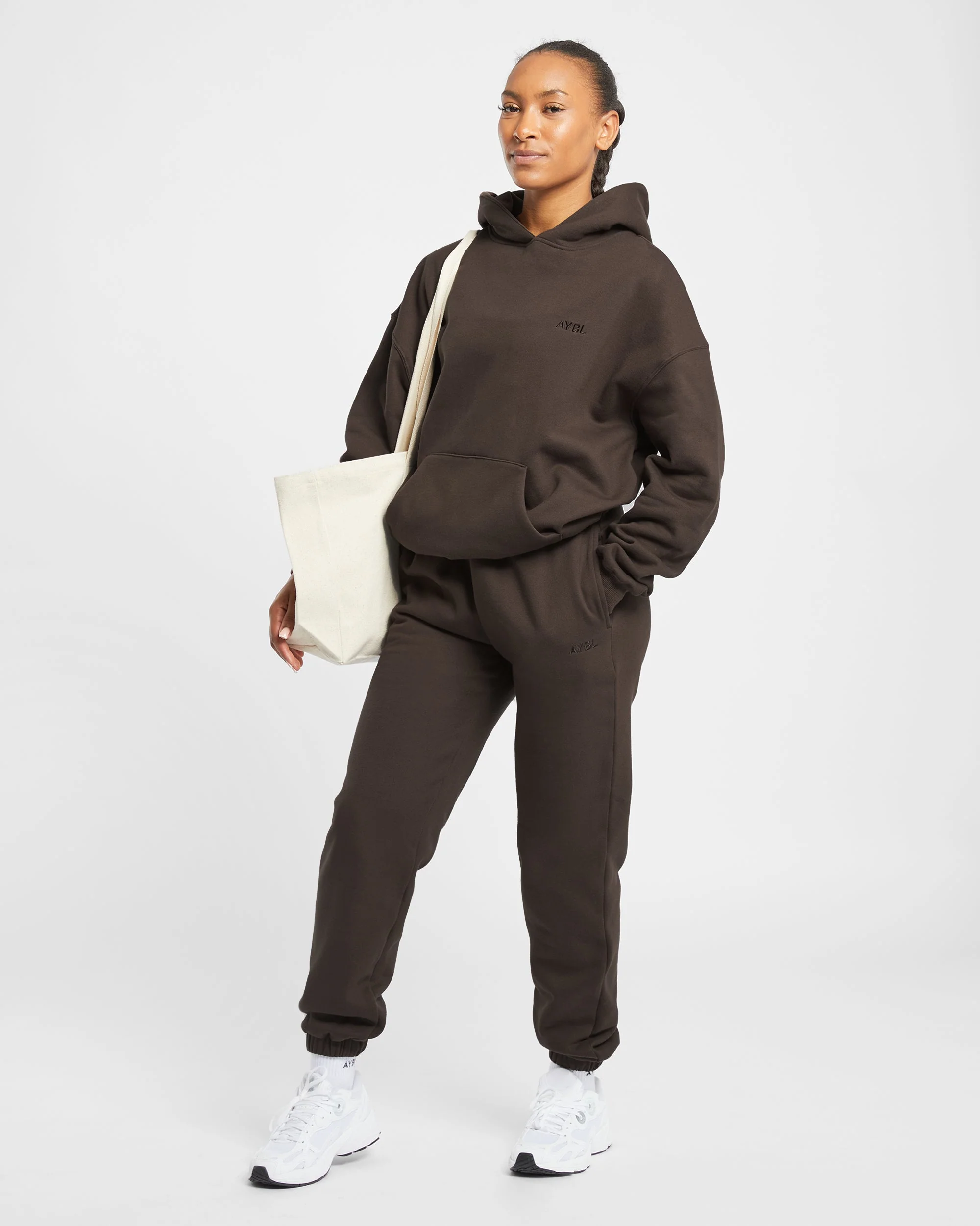 Premium Oversized Hoodie - Coffee Marron - Image 7