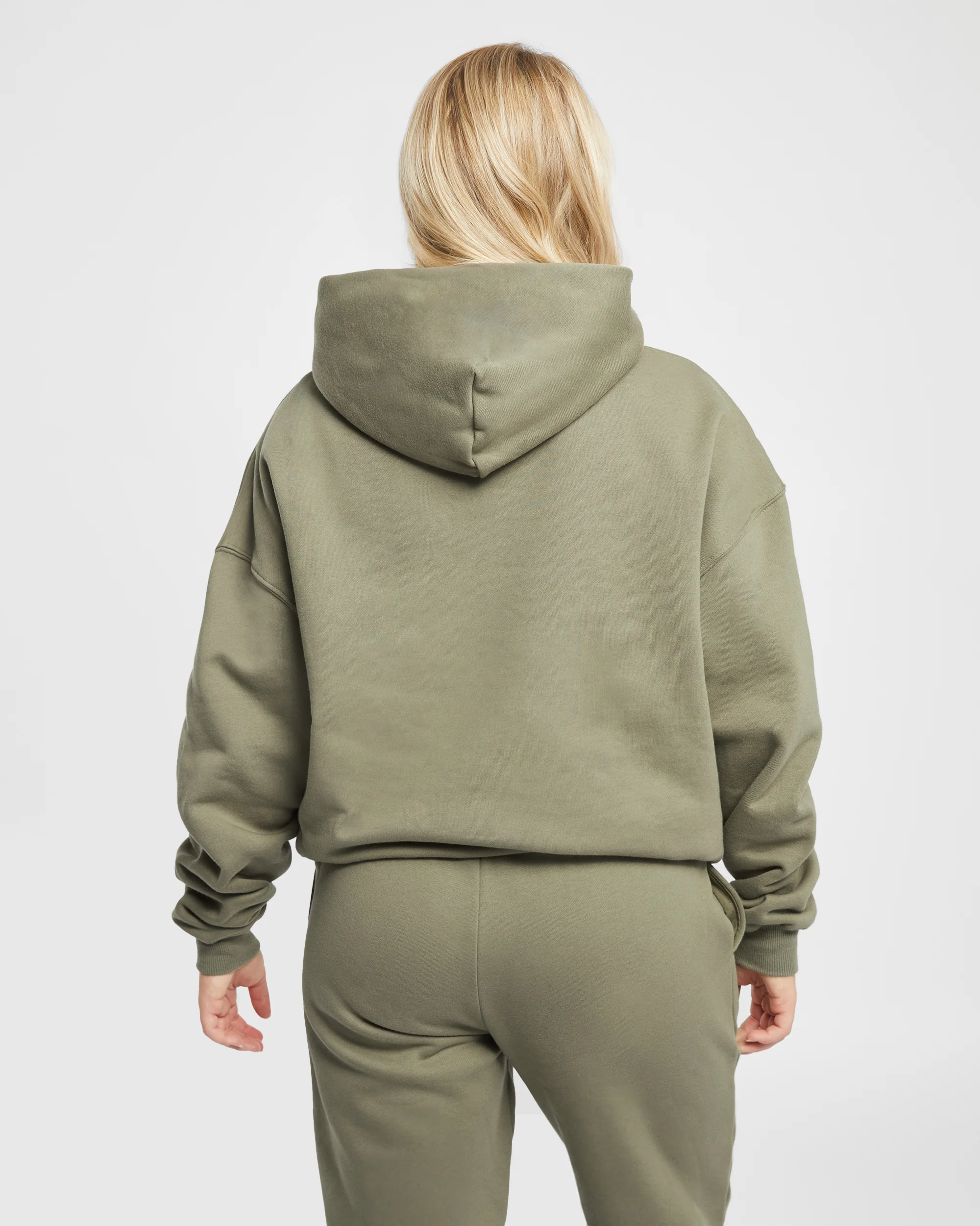 Premium Oversized Hoodie - Dusky Olive - Image 2