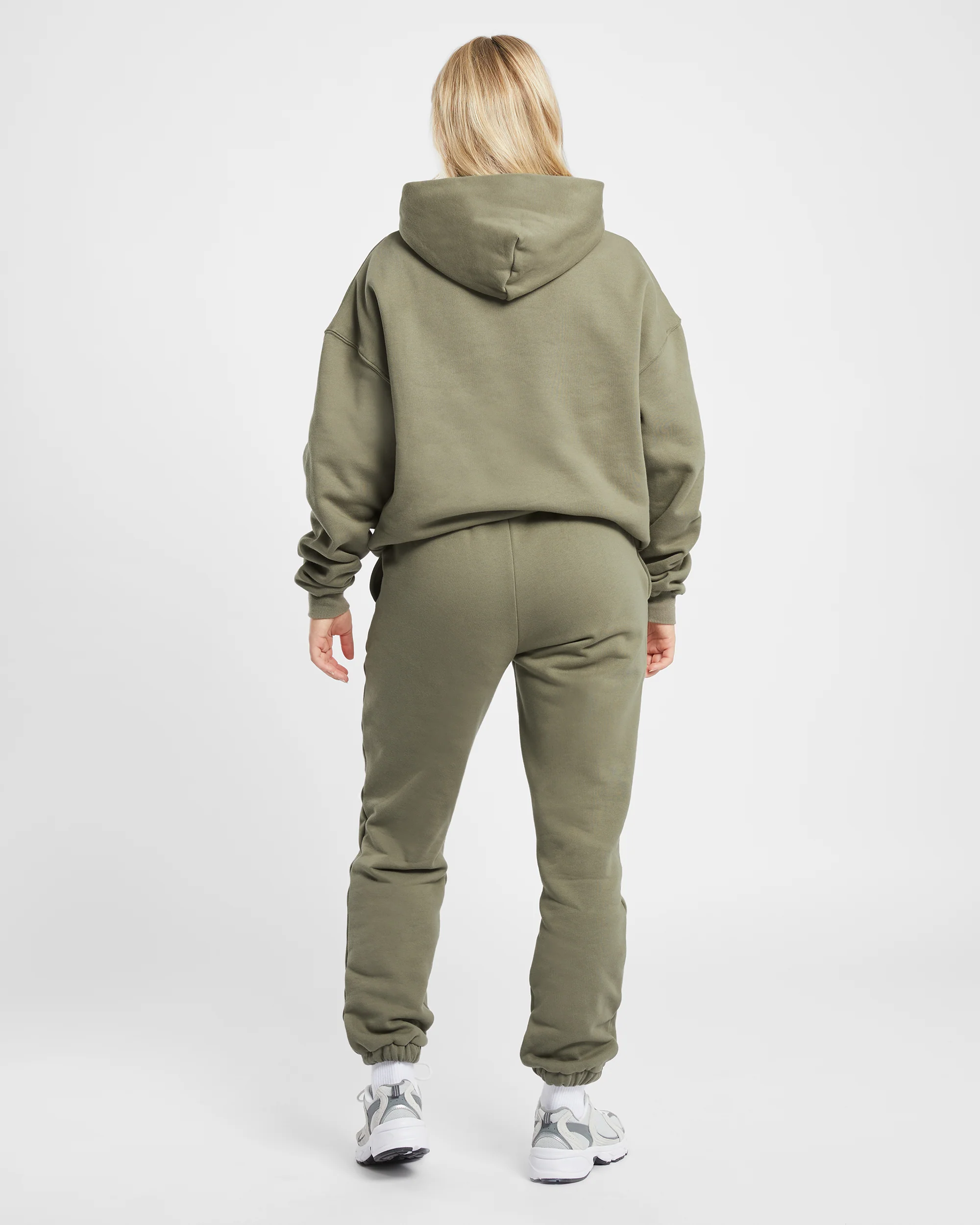 Premium Oversized Hoodie - Dusky Olive - Image 4