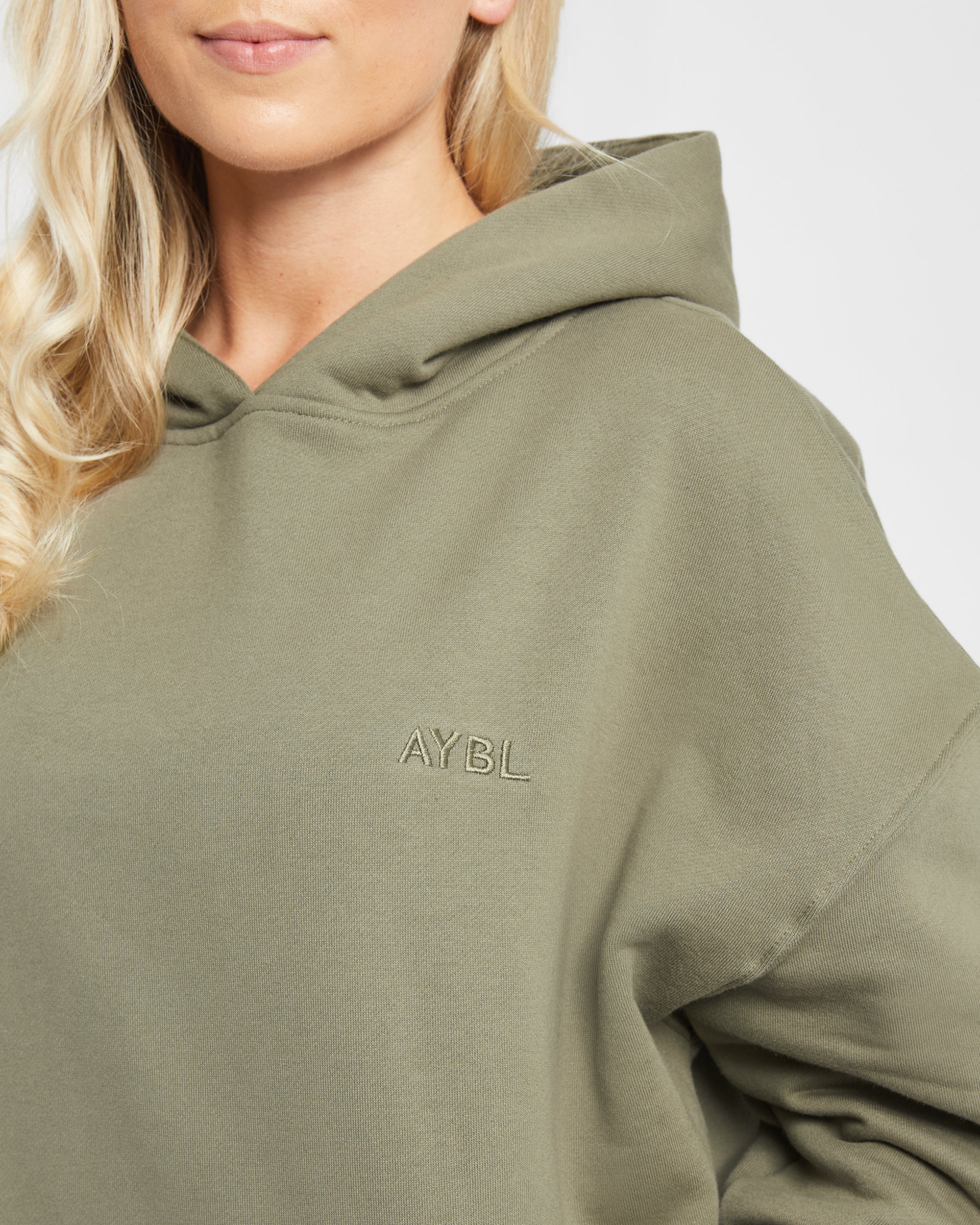 Premium Oversized Hoodie - Dusky Olive - Image 5