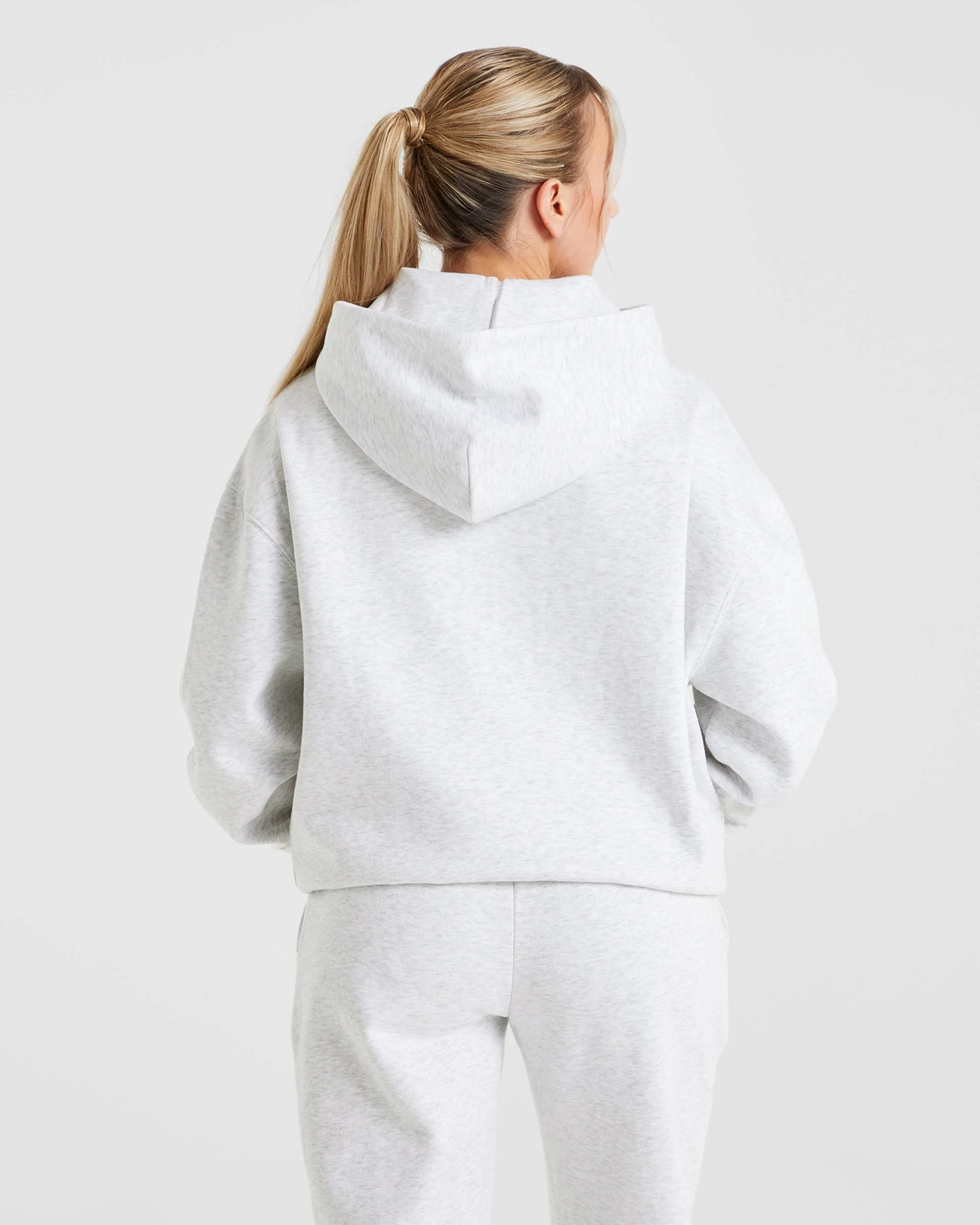Premium Oversized Hoodie - Heather Gris - Image 2