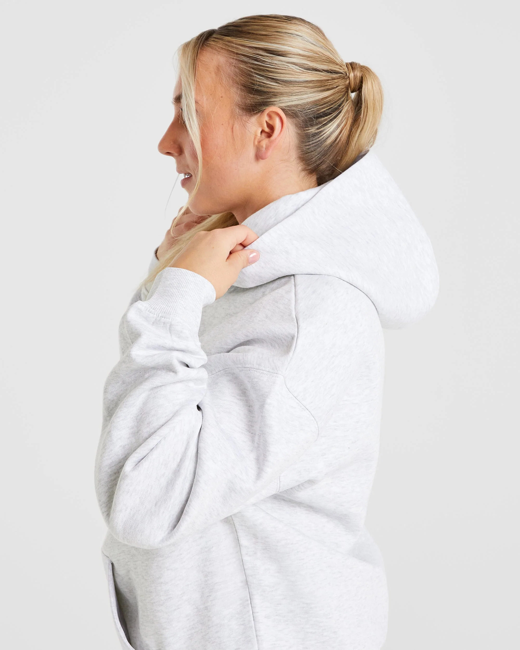 Premium Oversized Hoodie - Heather Gris - Image 6