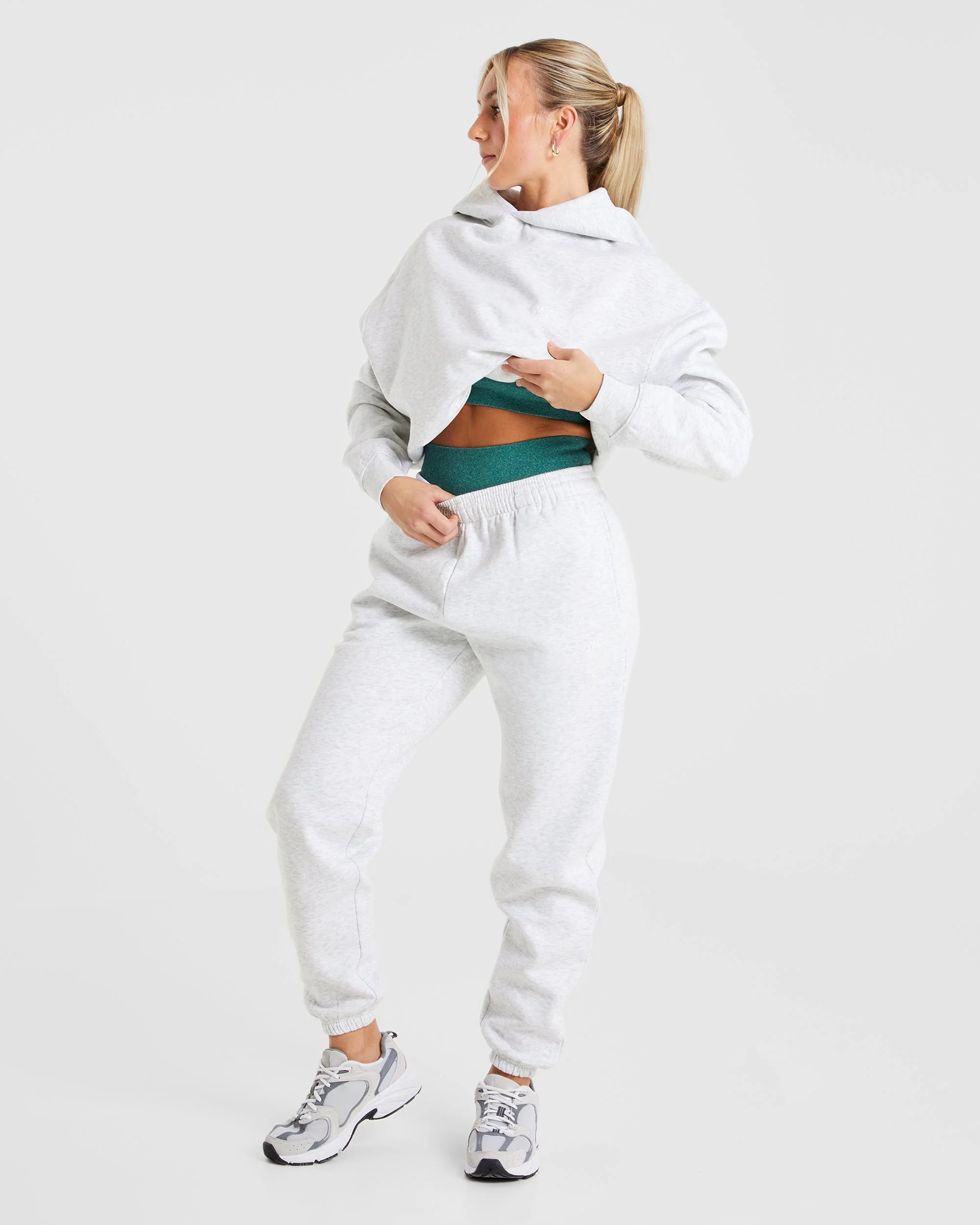 Premium Oversized Hoodie - Heather Gris - Image 7