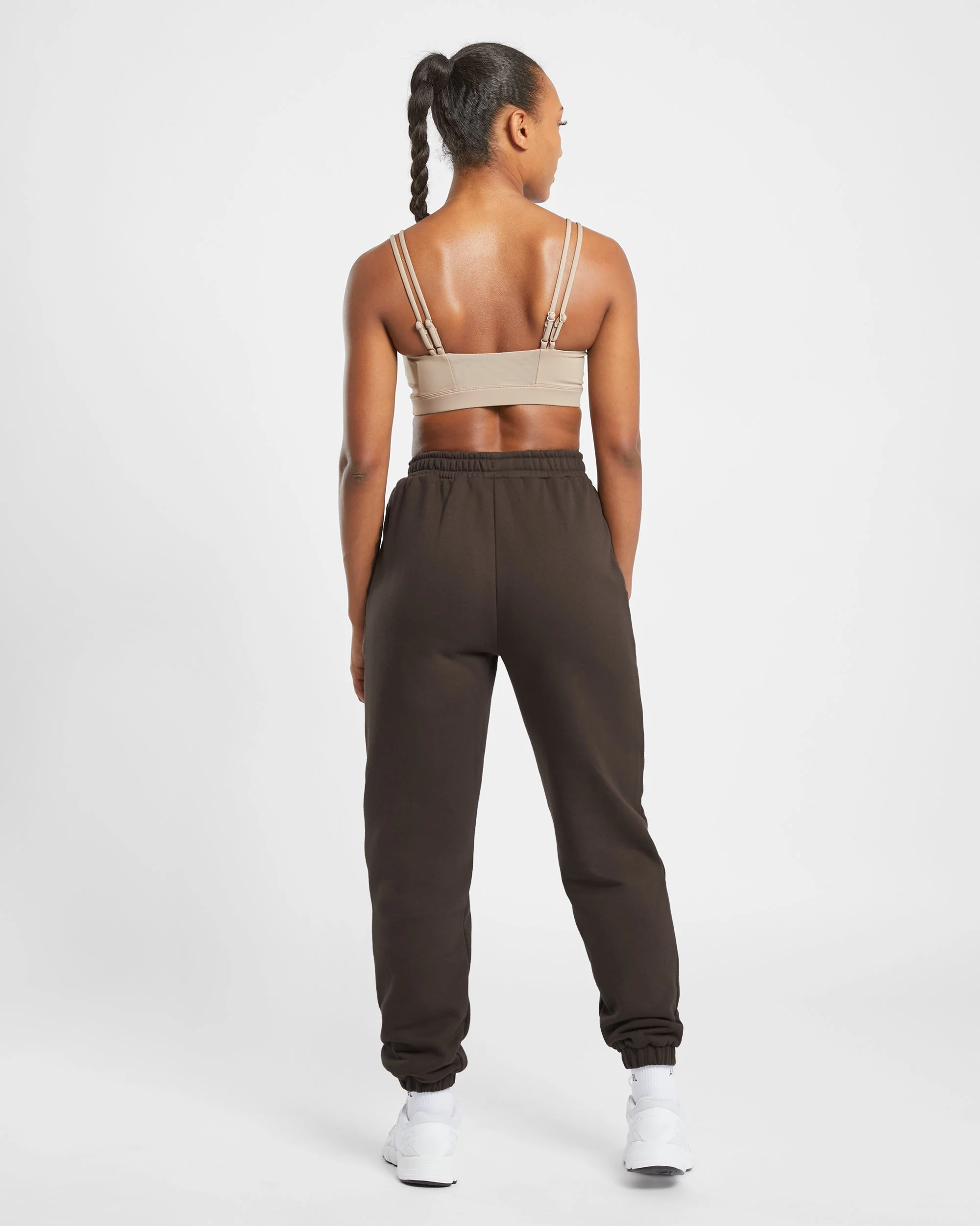 Premium Oversized Joggers - Coffee Marron - Image 4