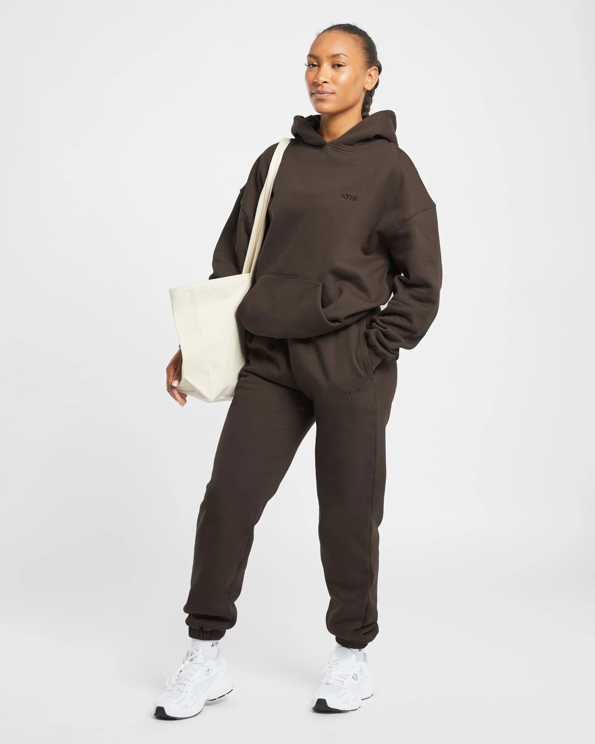 Premium Oversized Joggers - Coffee Marron - Image 8