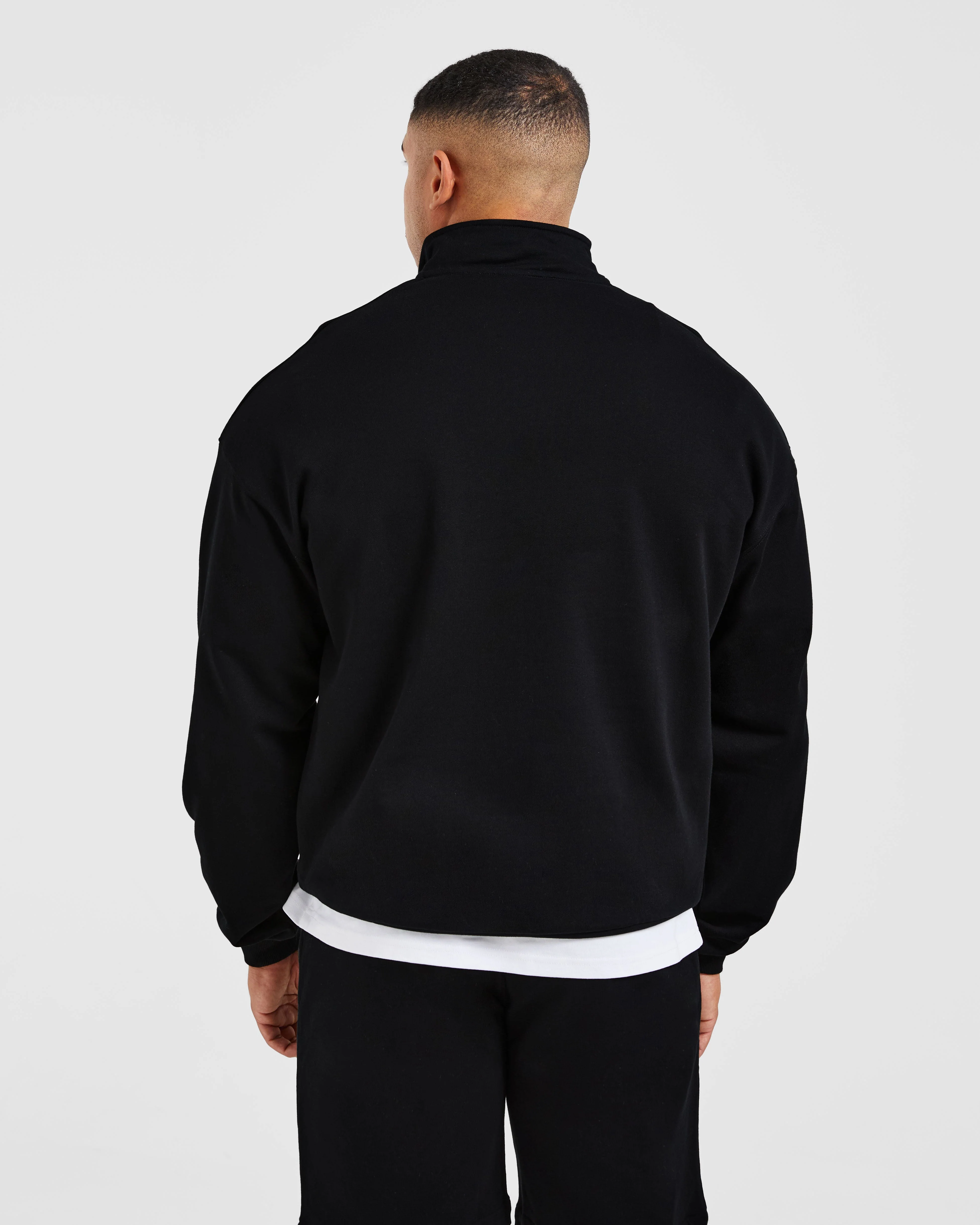Rebound 1/4 Zip Pullover - Noir - Image 2