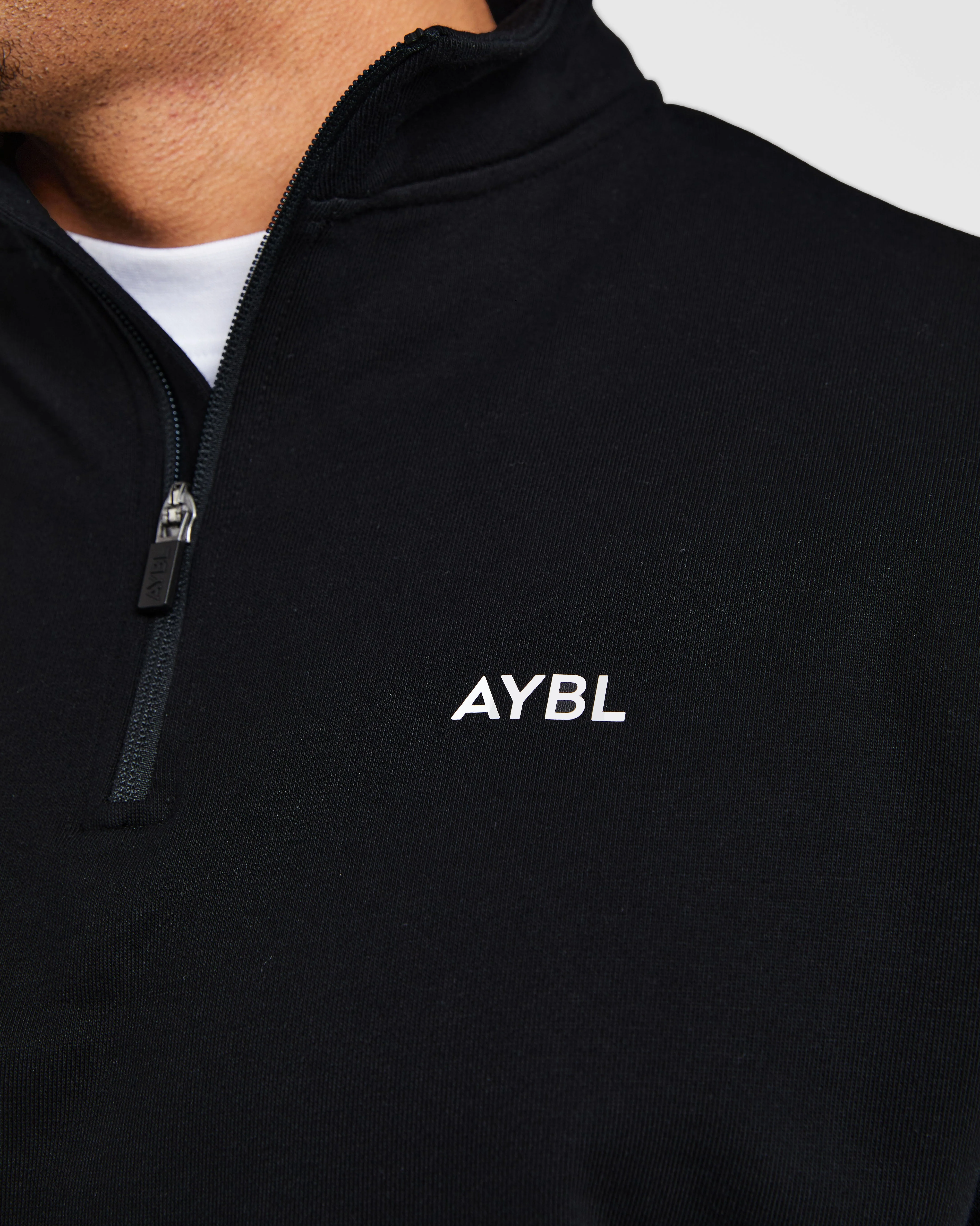 Rebound 1/4 Zip Pullover - Noir - Image 5