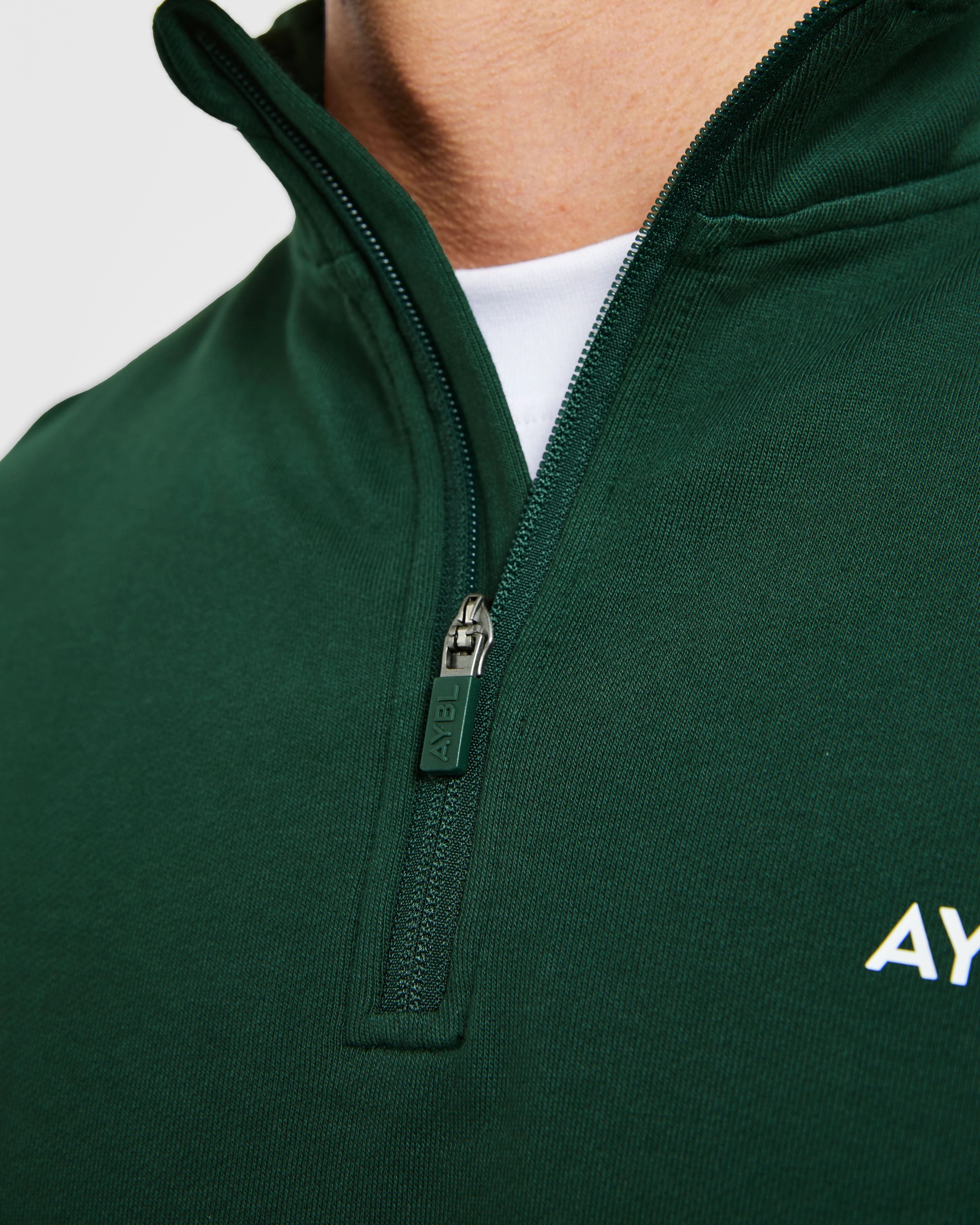 Rebound 1/4 Zip Pullover - Forest Vert - Image 6